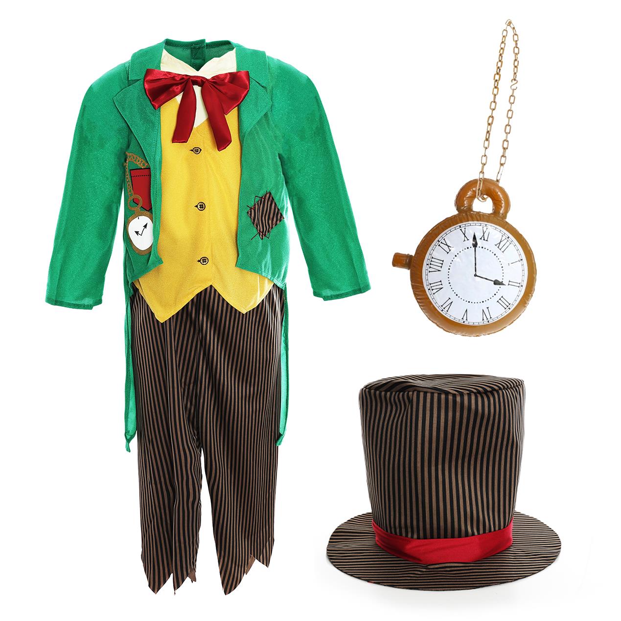 Victorian Boy Costume with Inflatable Pocket Watch