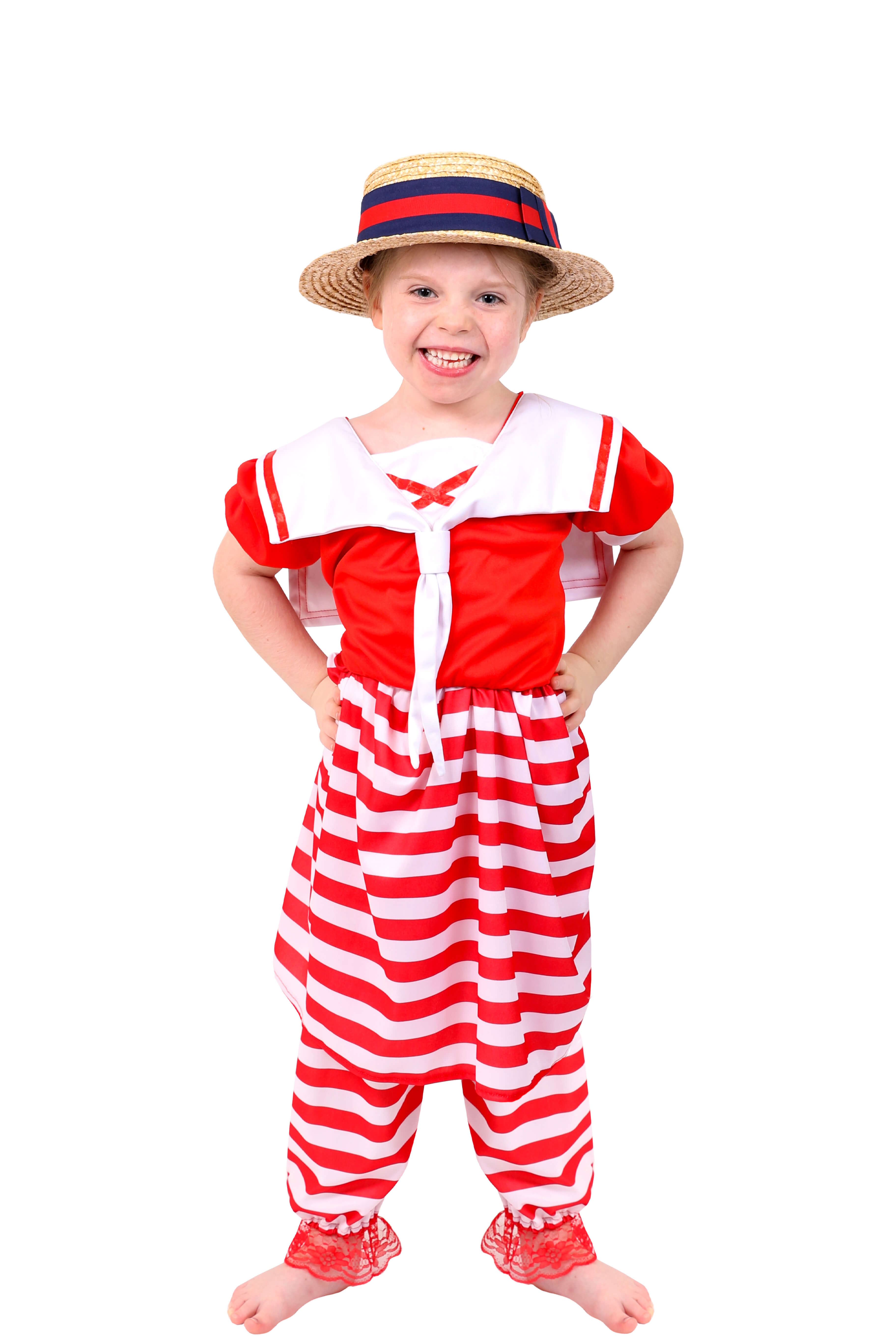 Girls Victorian Bather Costume