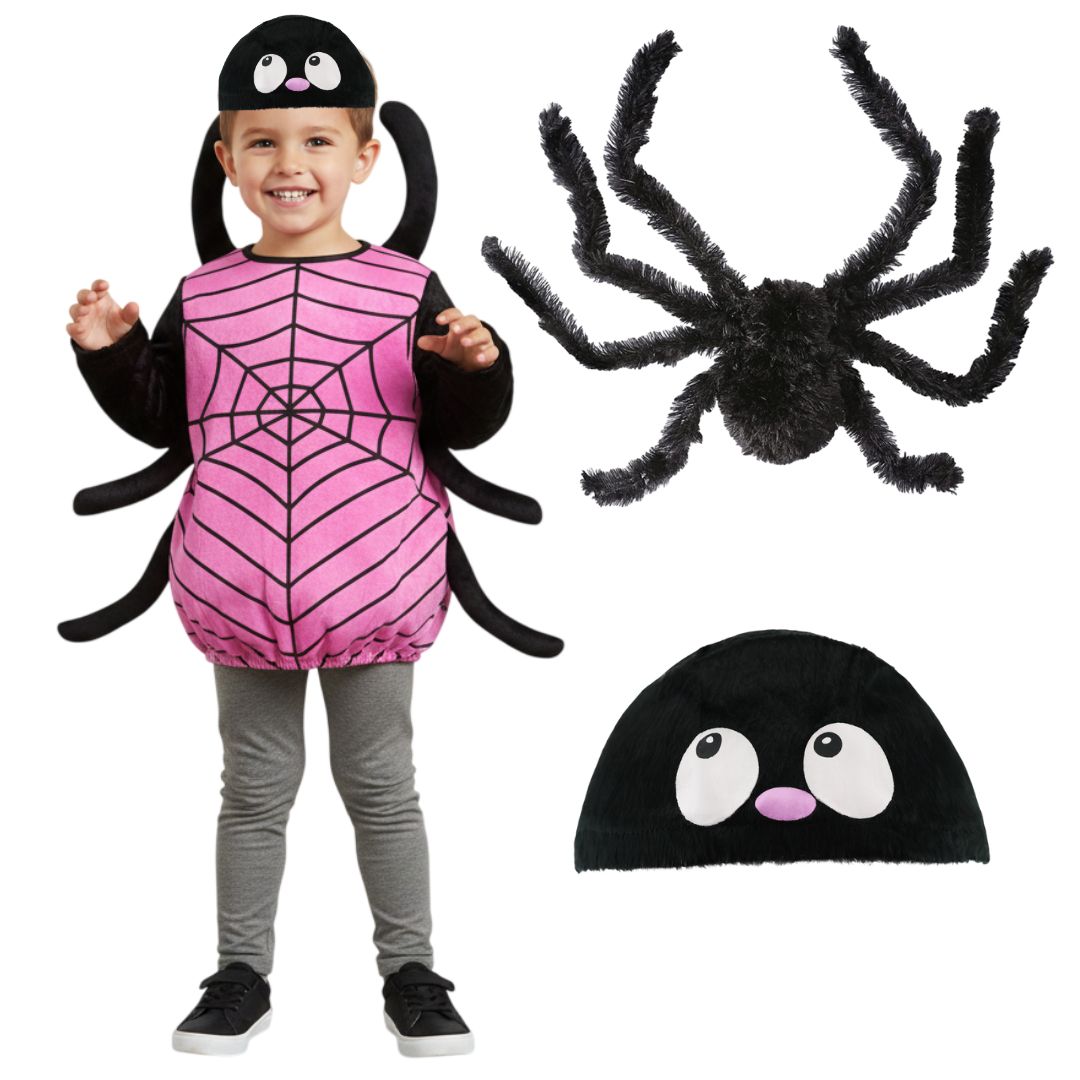Kids Spider Costume | 3 Pcs | Costume, Hat & Spider