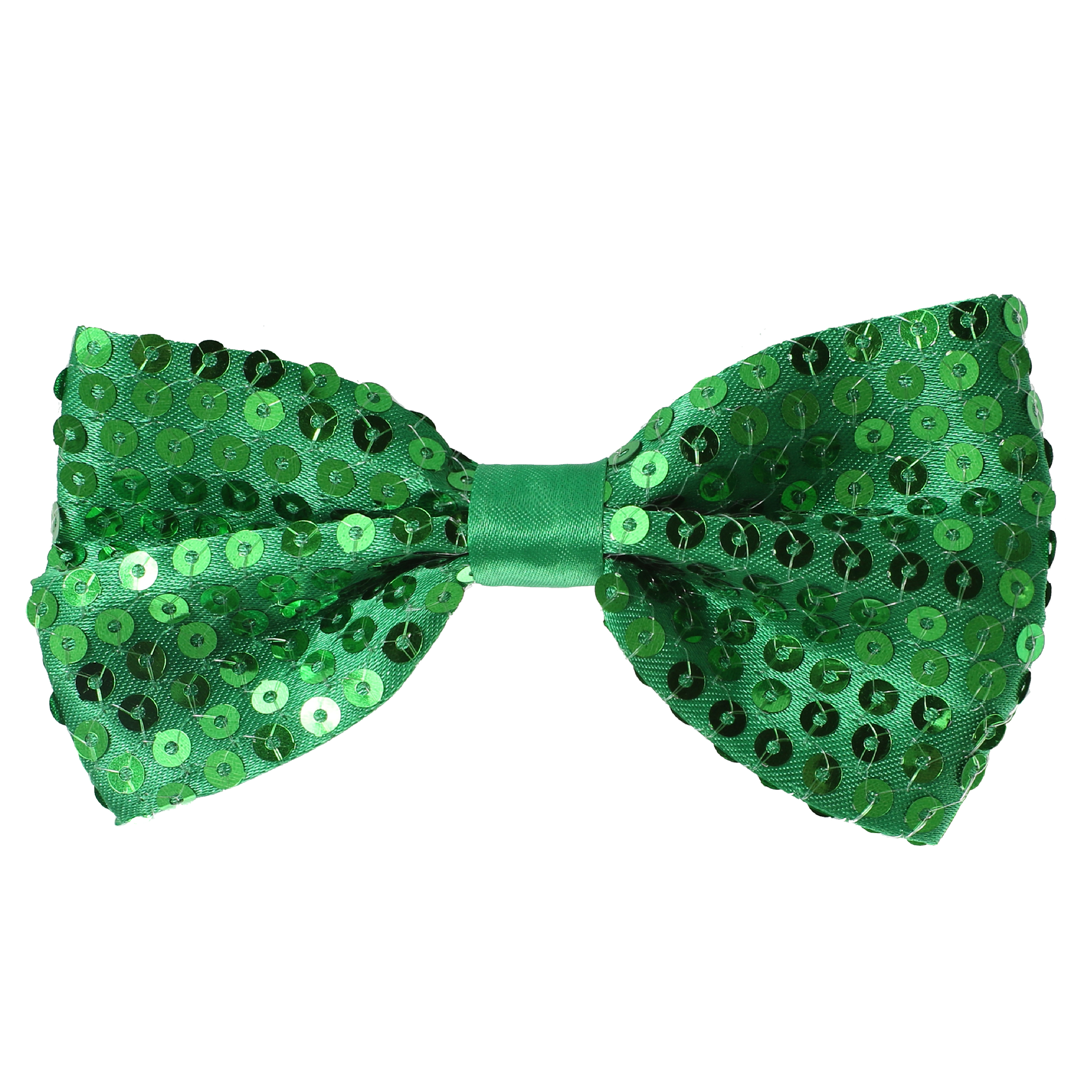 Green Sequin Bow Tie