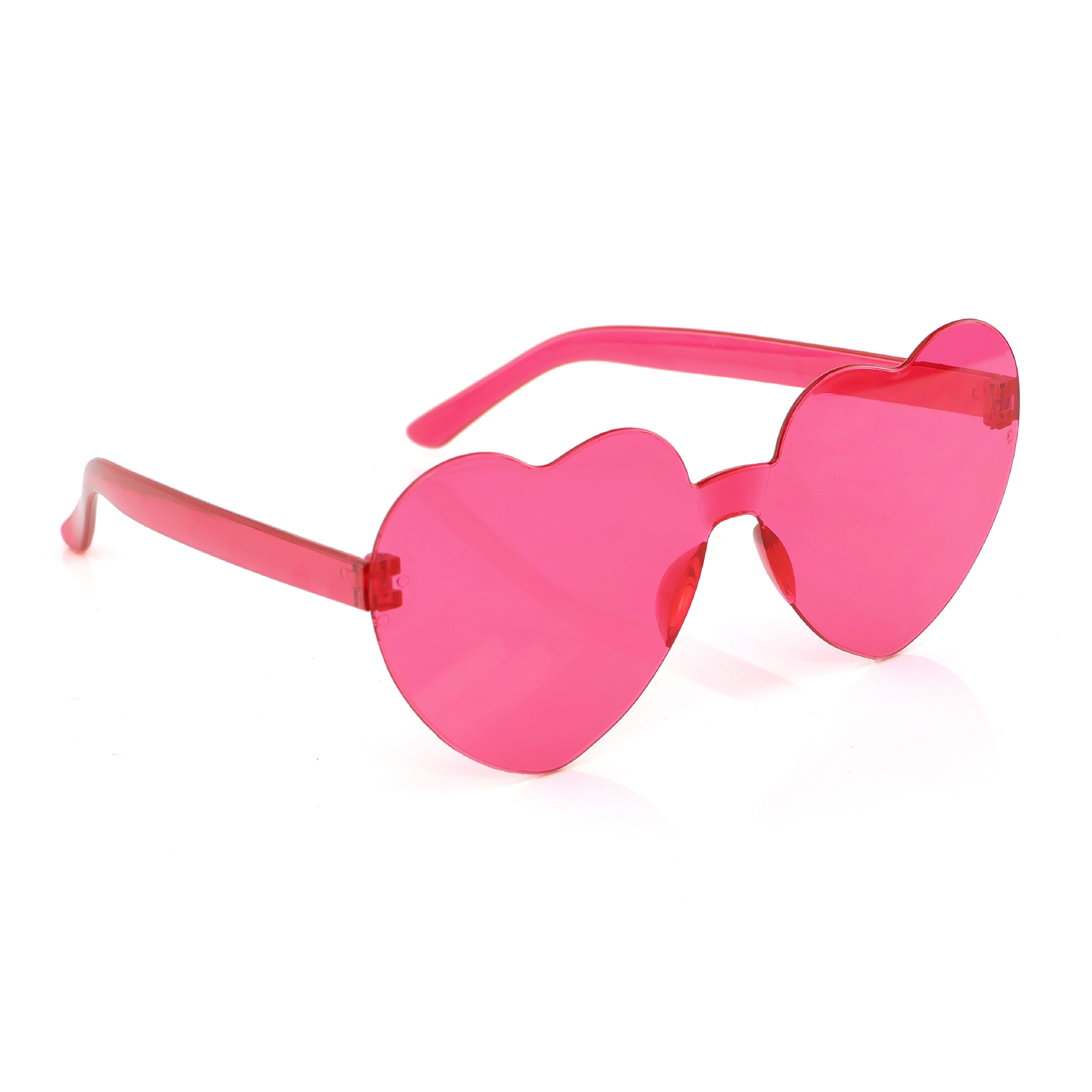 Pink Heart Shaped Glasses