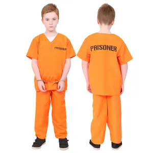 Childrens Orange Prisoner Costume