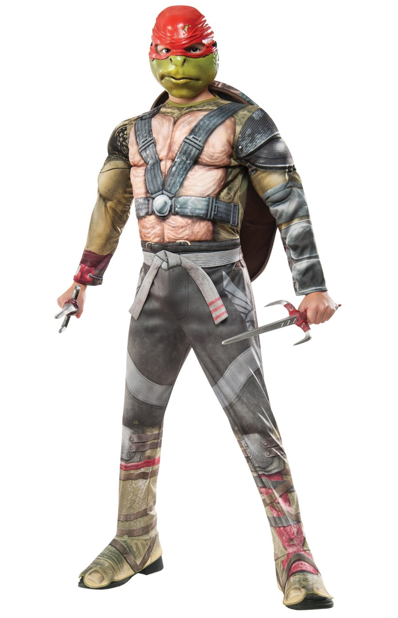 Deluxe Kids Teenage Mutant Ninja Turtles Deluxe Raphael Fancy Dress