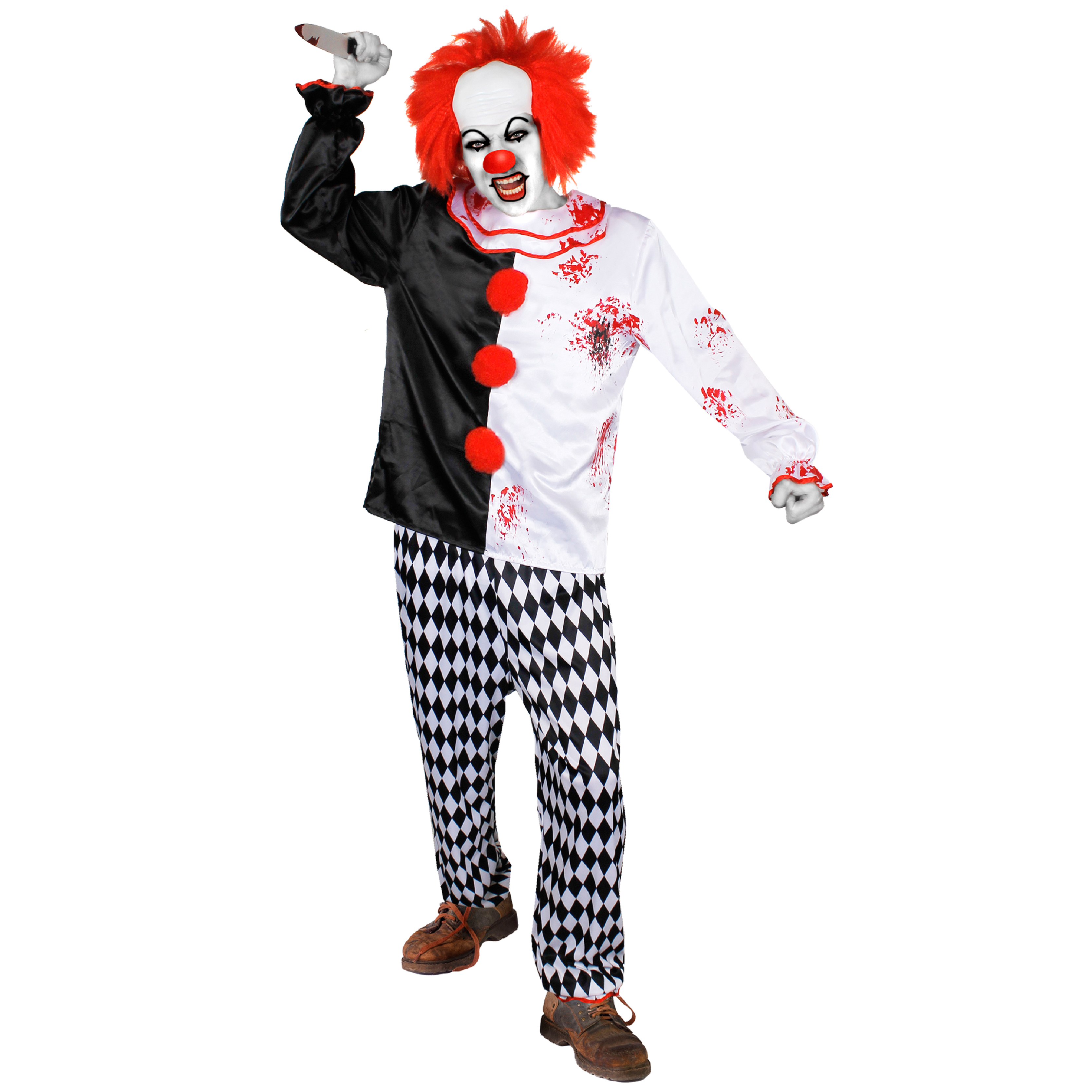 Mens Killer Clown Costume