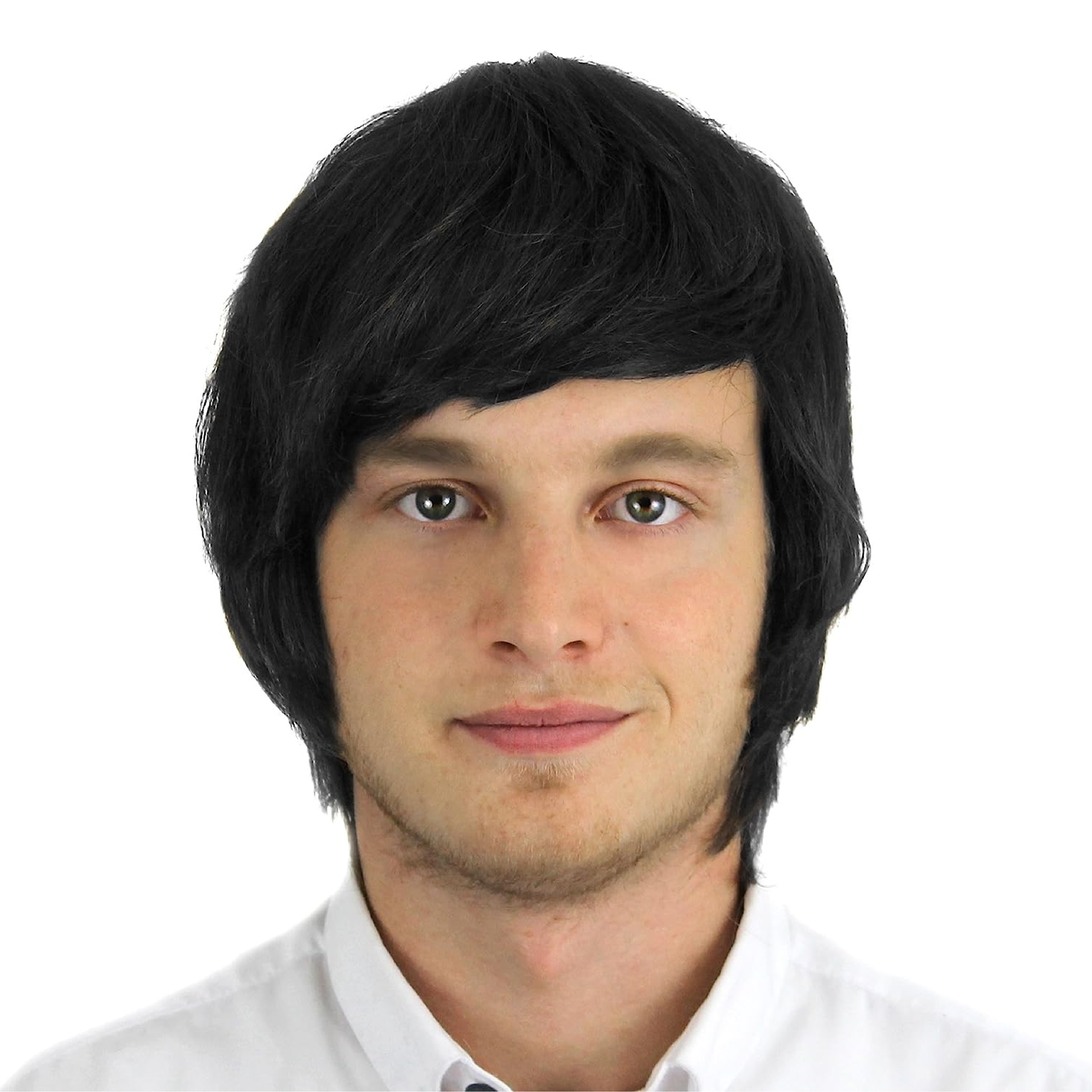 Short Male Wig - Black
