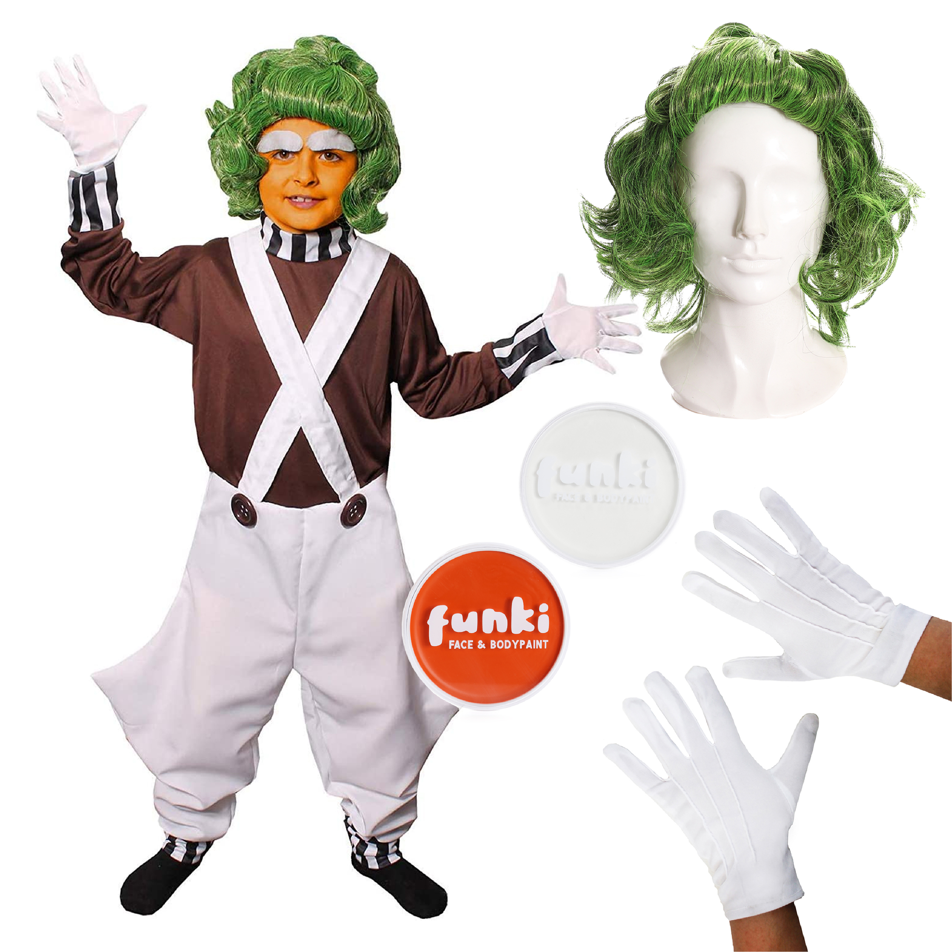 Child Factory Worker Costume and Accessory Kit