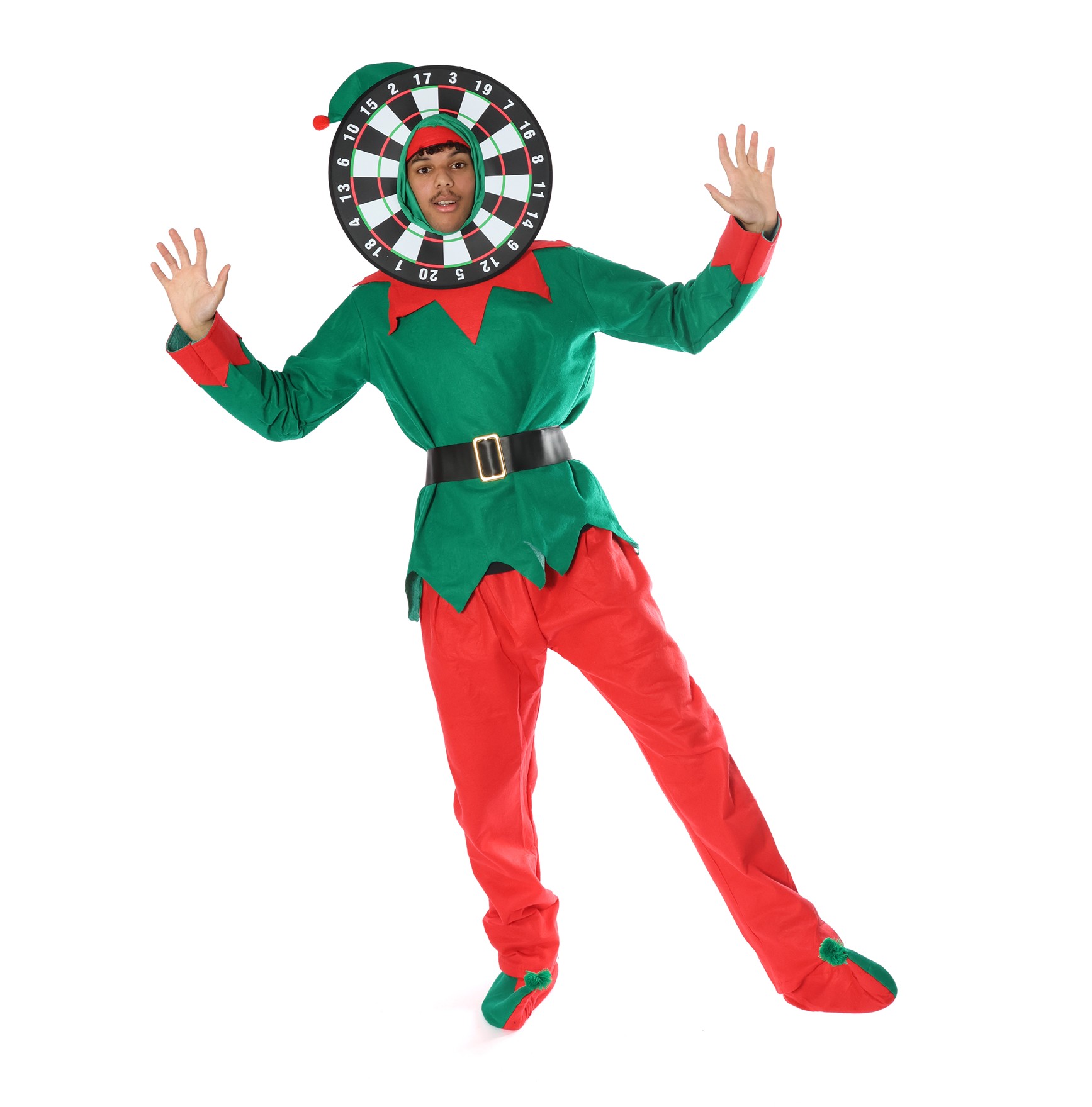 Adults Dartboard Elf Costume