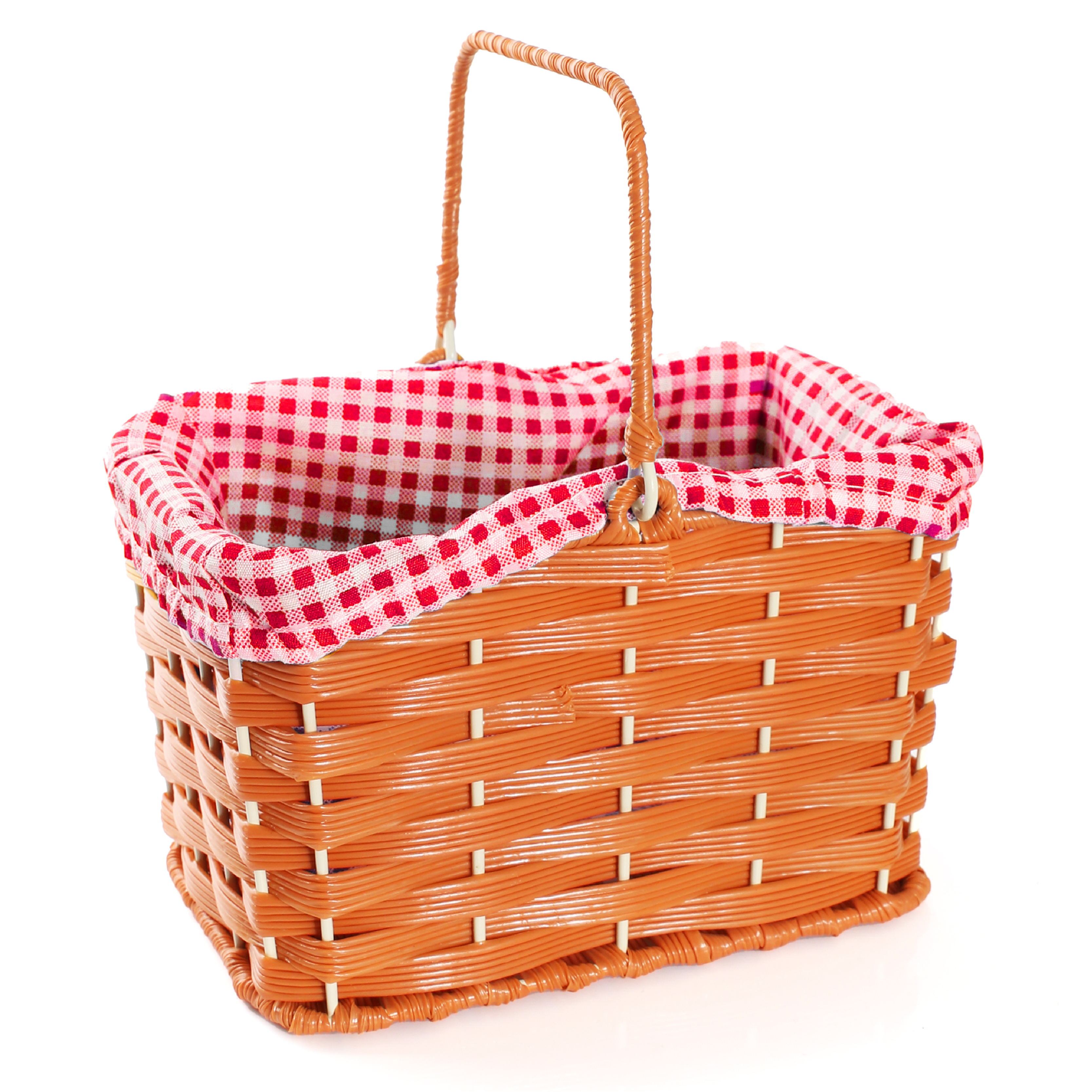 Red Gingham Basket Accessory