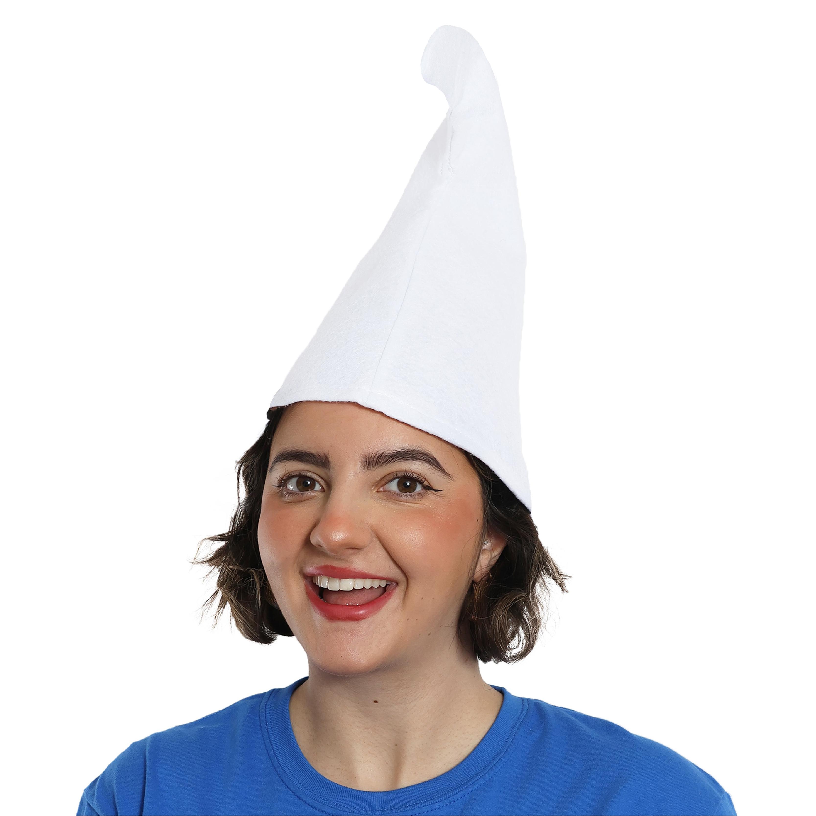 White Gnome Hat - Blue Gnome Fancy Dress
