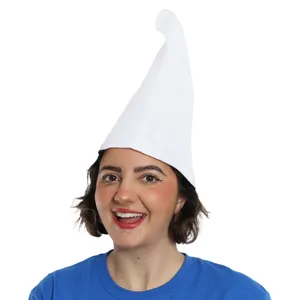 White Gnome Hat - Blue Gnome Fancy Dress