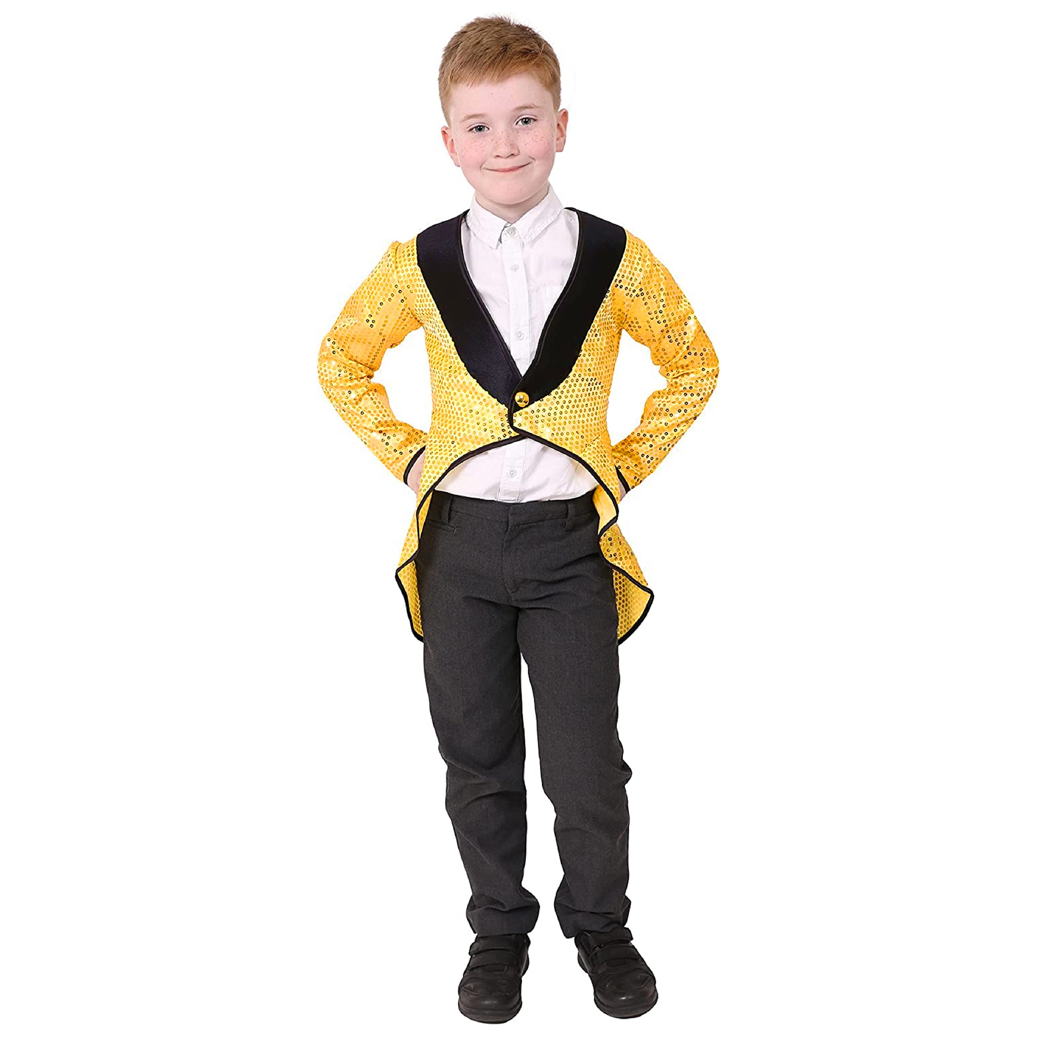 Childs Gold Sequin Tailcoat