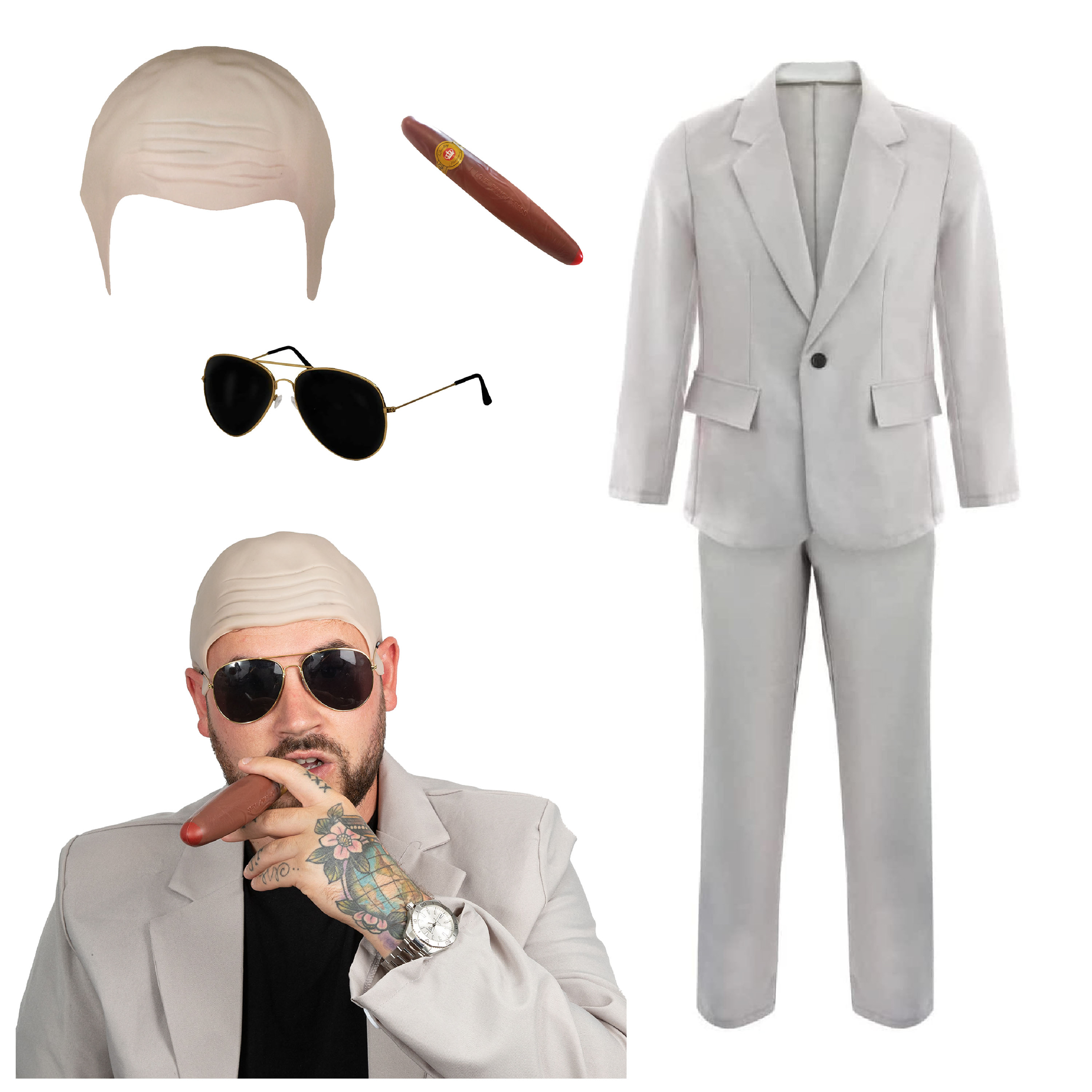 Adults High Value Male Full Costume