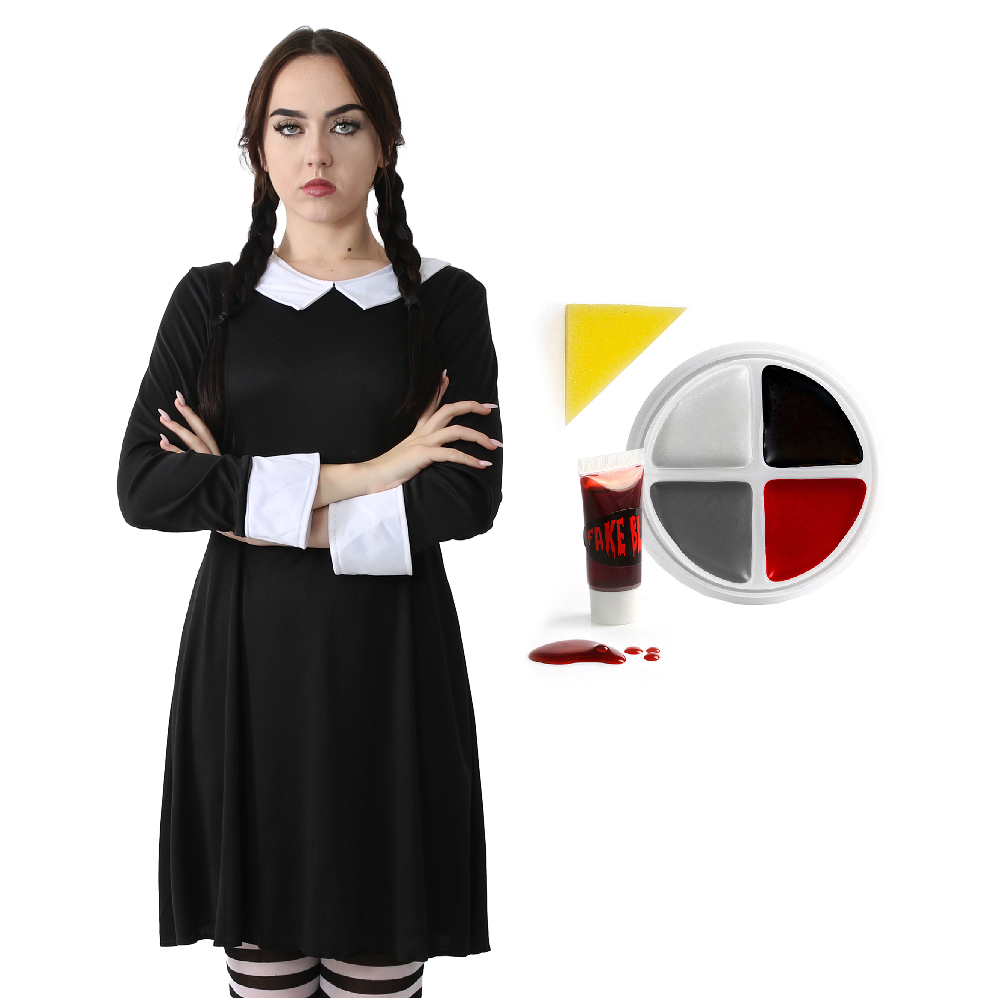 Ladies Midweek Horror Costume - with Face Paint