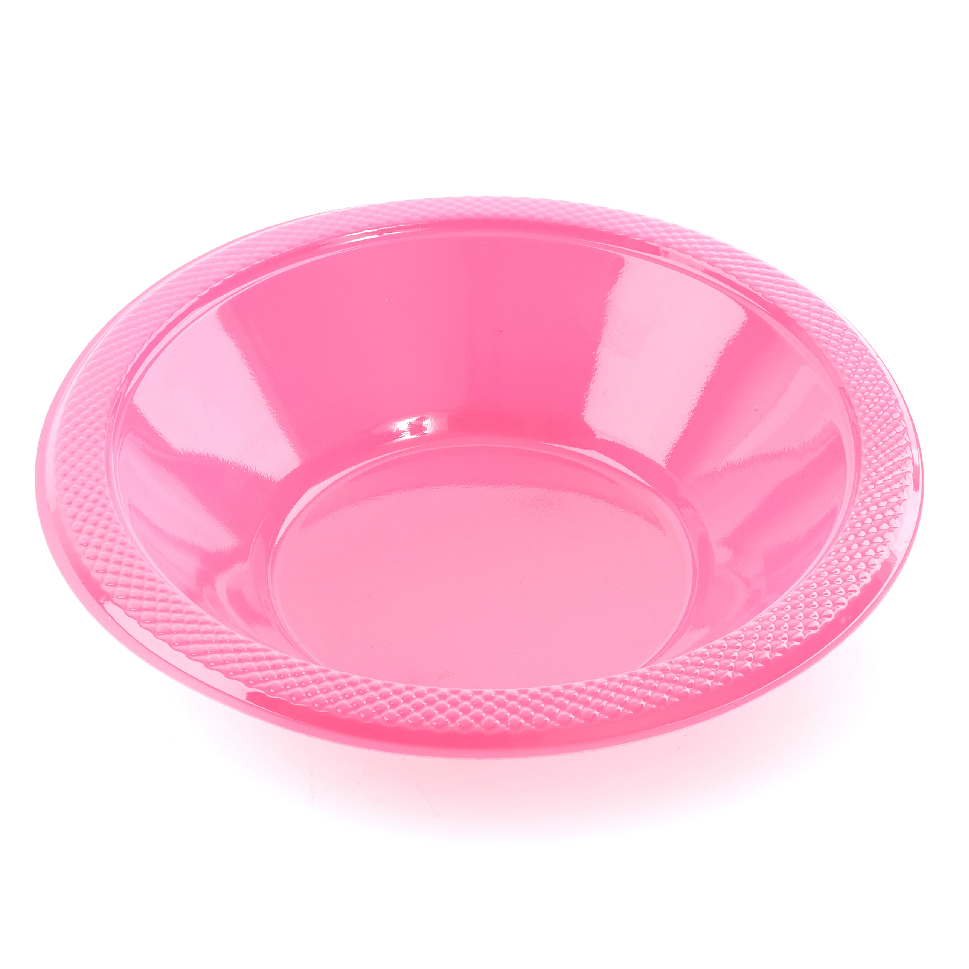 7" Hot Pink Bowls - Pack of 25