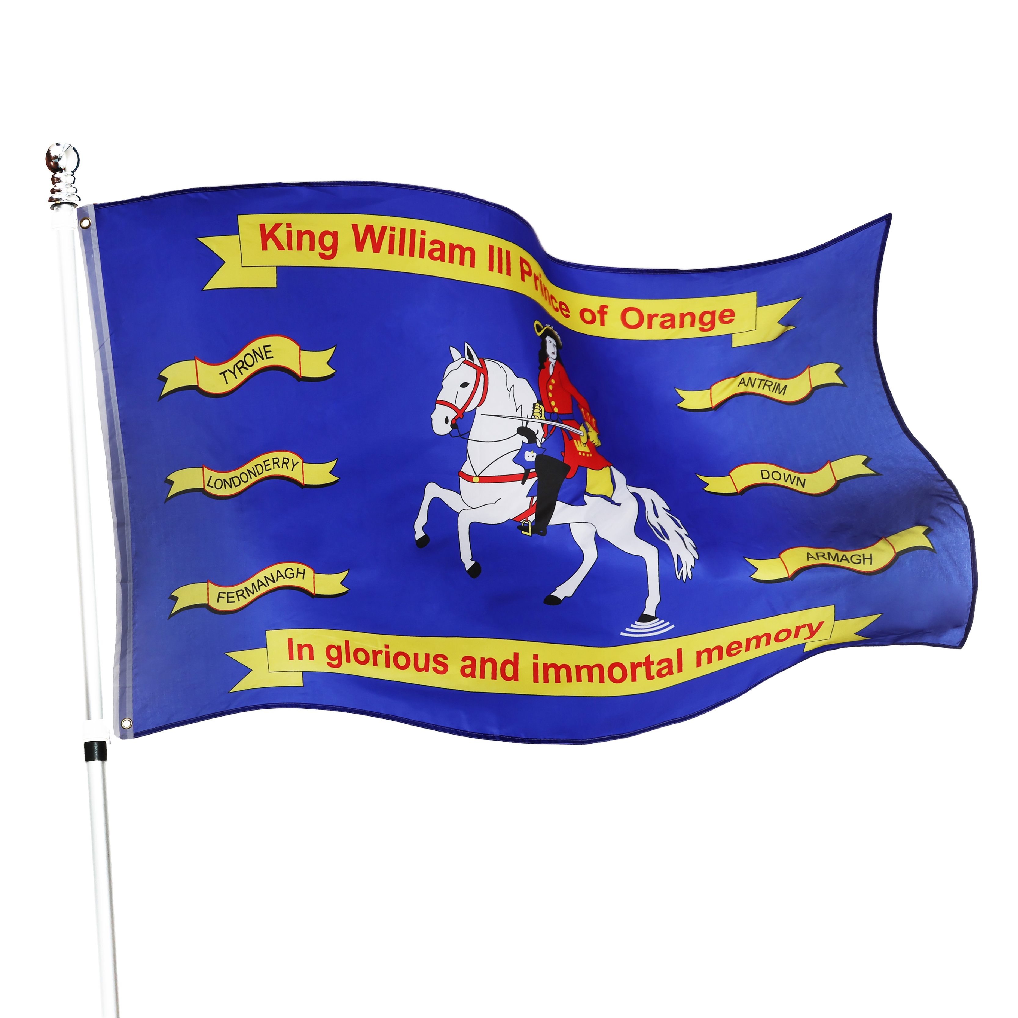 Large 5ft x 3ft King William III Prince of Orange Flag