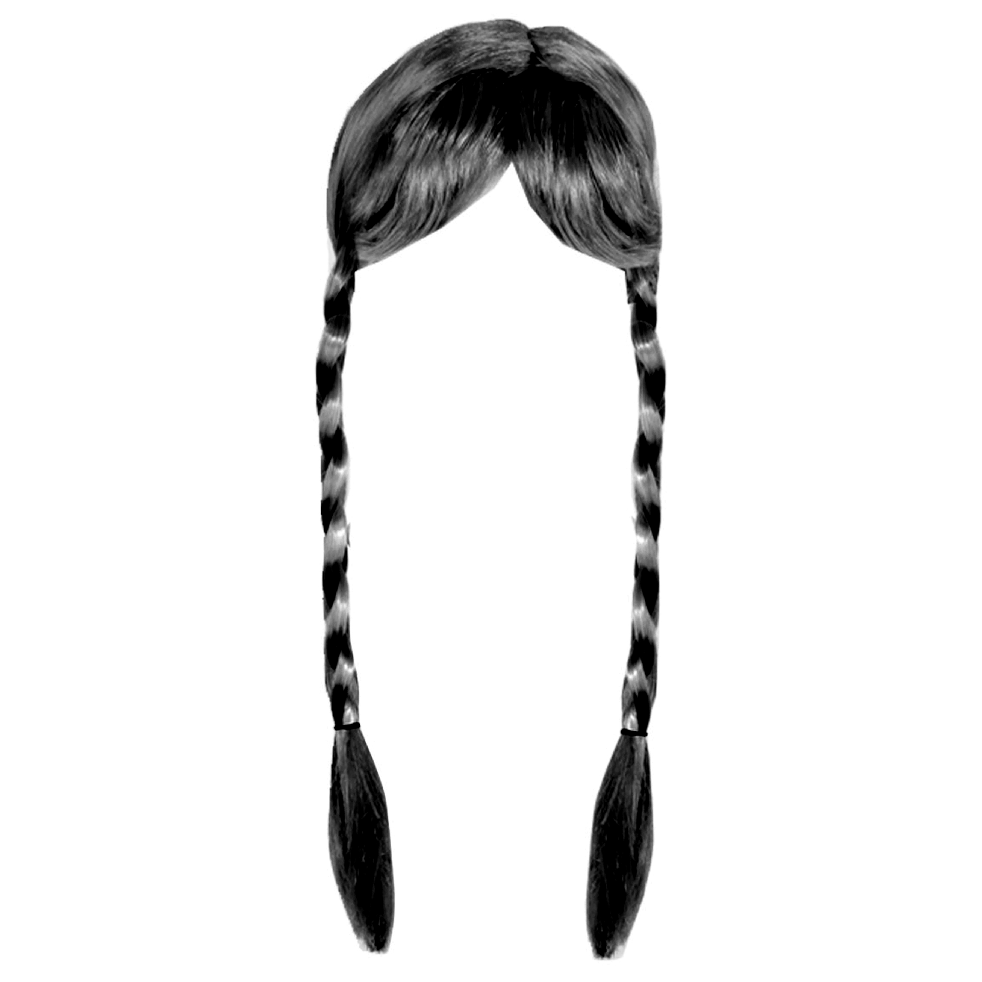 Black Plait Wig