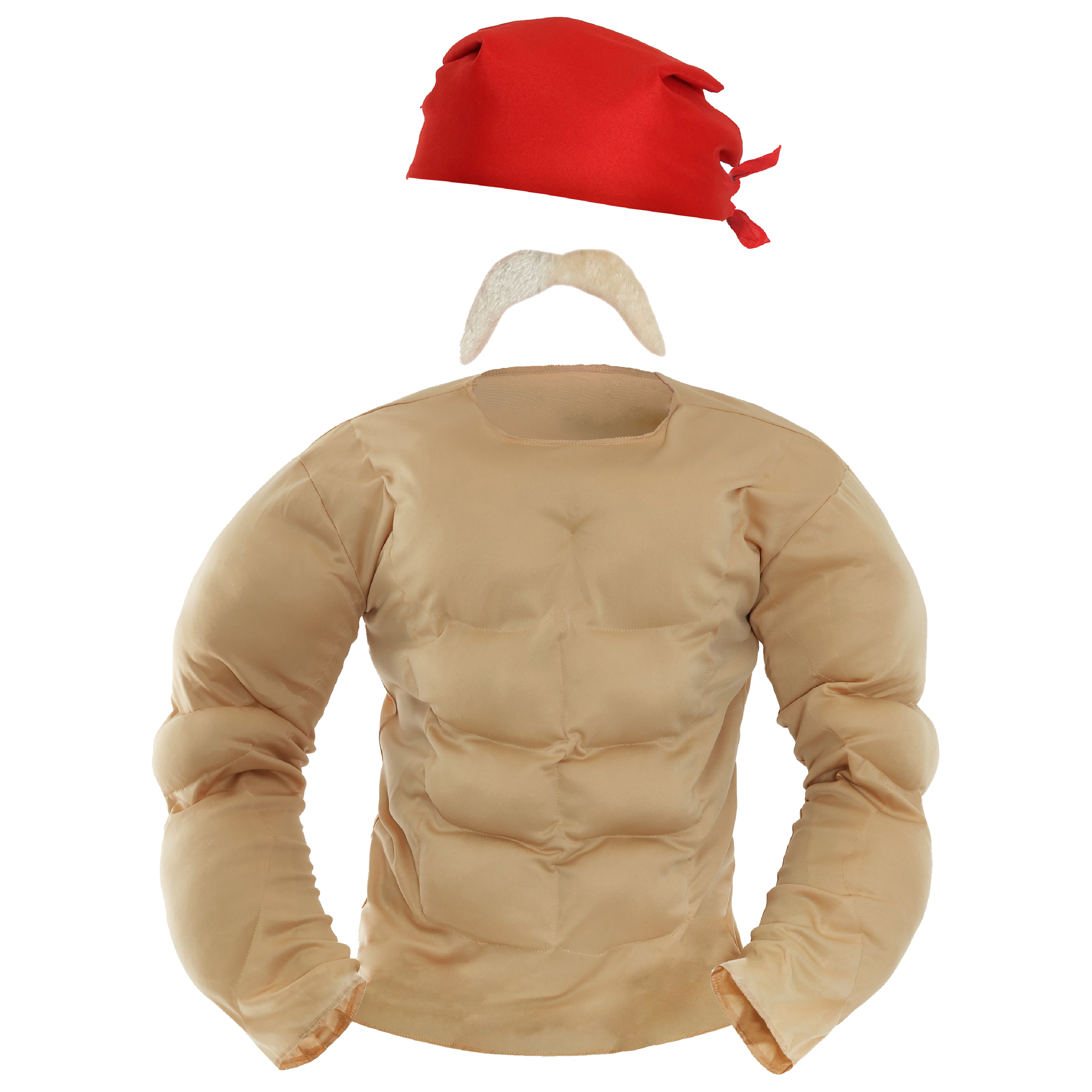 Adults 3pc 1980's Hulk Hogan Wrestler Costume