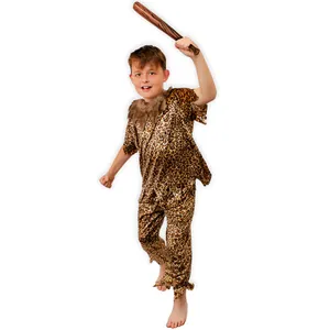 Boys Cave Dweller Costume | 2 Pcs | Top & Bottoms