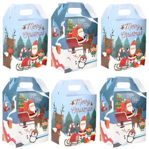 Pack of 6 Christmas Cupcake Box Treat Boxes