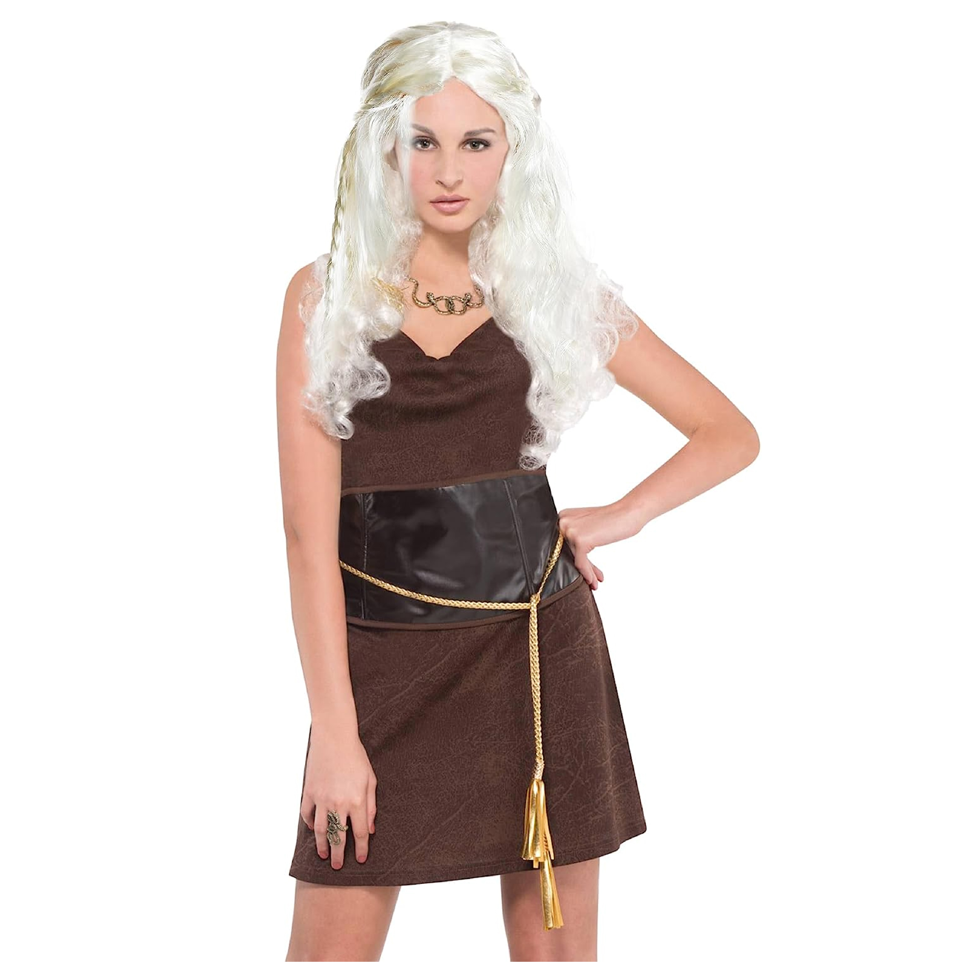 Ladies Brown Medieval Dress