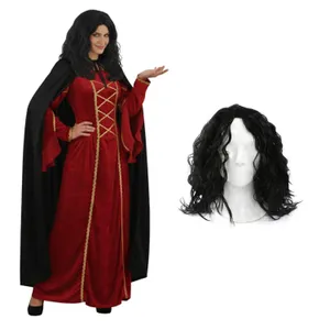 Ladies Evil Mother Costume | 3 Pcs | Dress, Cape & Wig