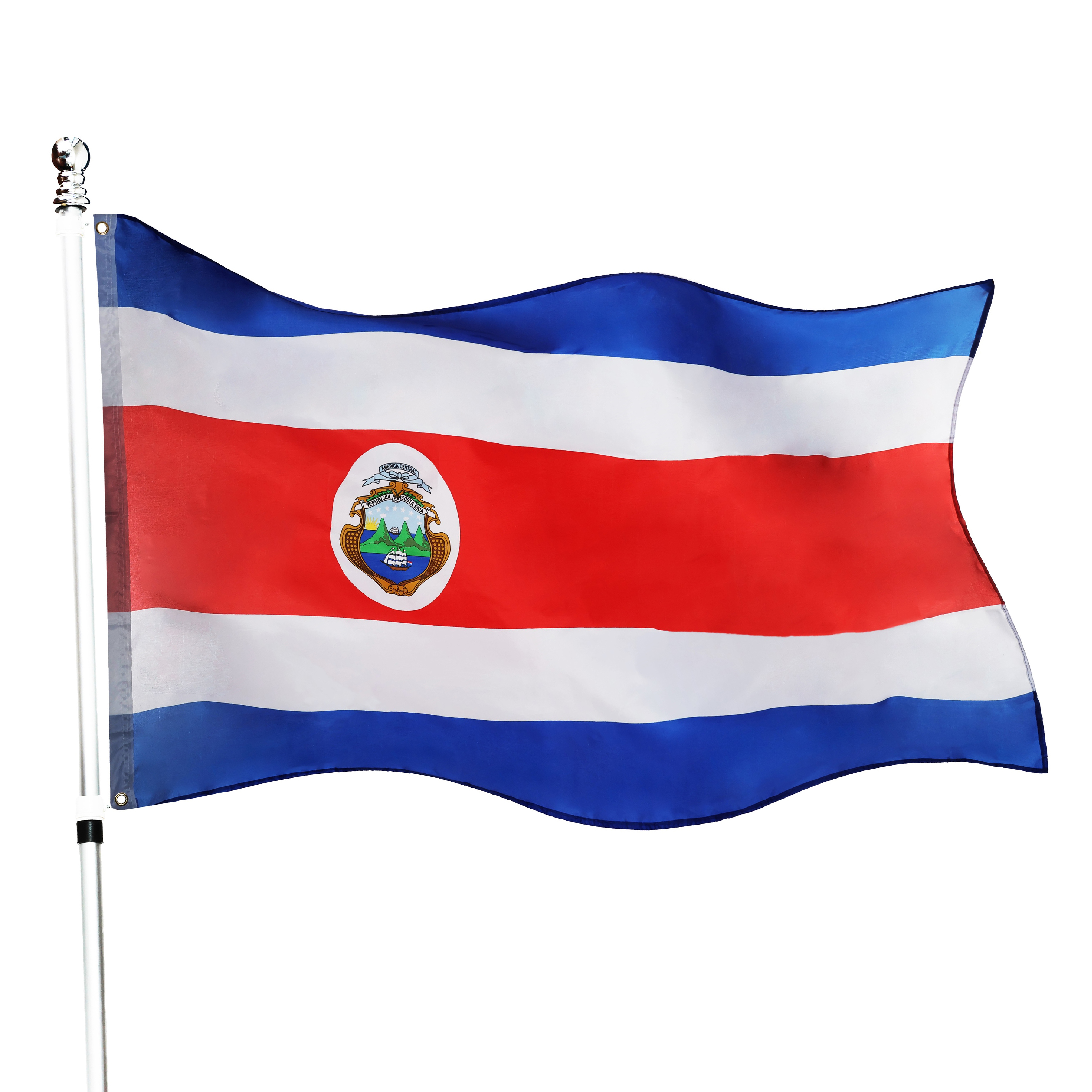 Large 5ft X 3ft Costa Rica Flag
