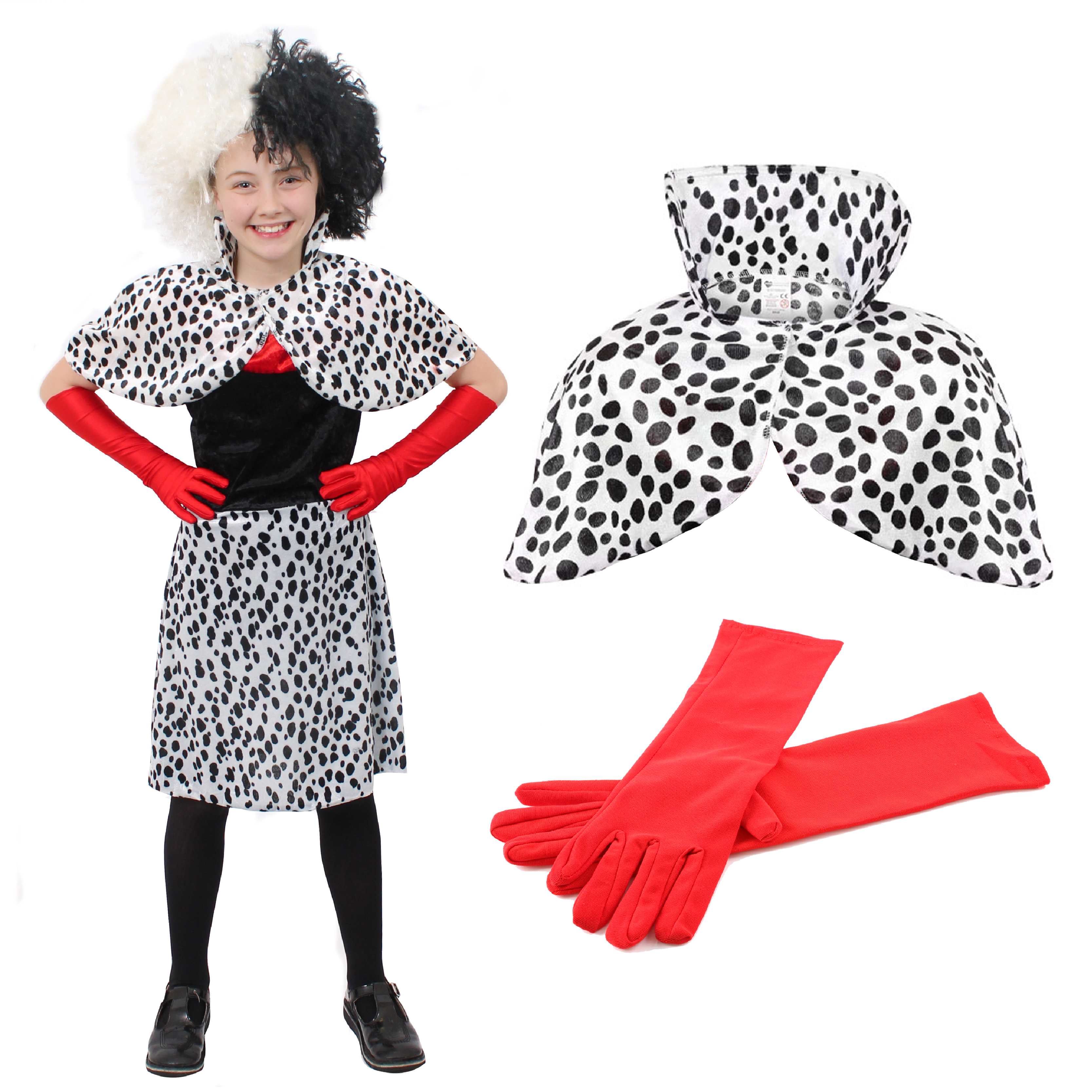 Child's Evil Dog Lady Costume - Gloves