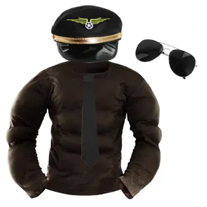 Mens Pilot Stripper Costume