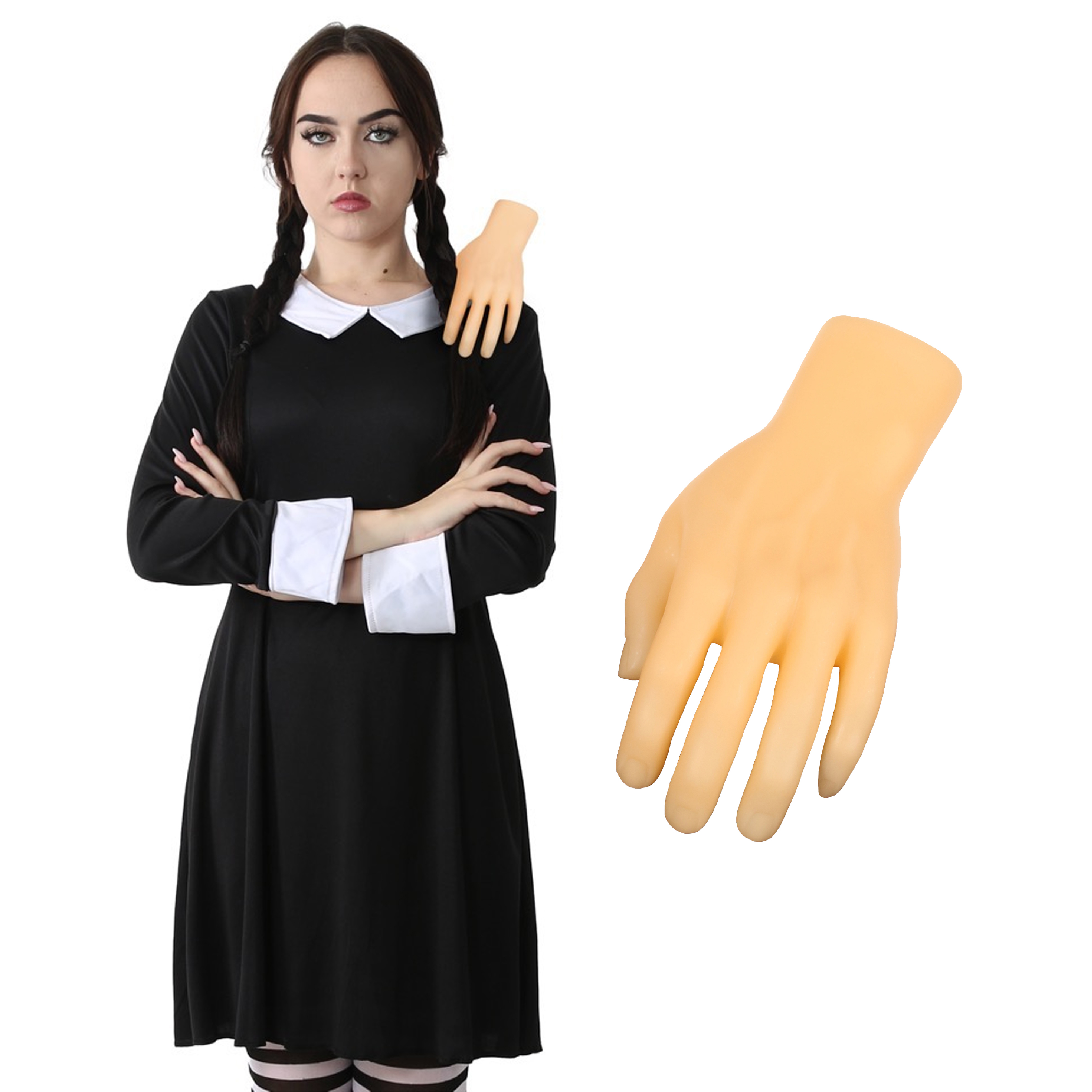 Ladies Midweek Horror Costume - with Hand Prop