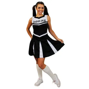 Ladies Black Cheerleader Costume