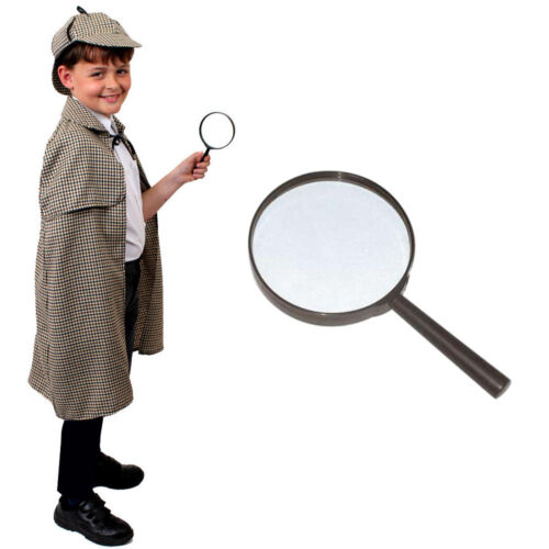 Childs Victorian Detective Costume with Magnifying Glass