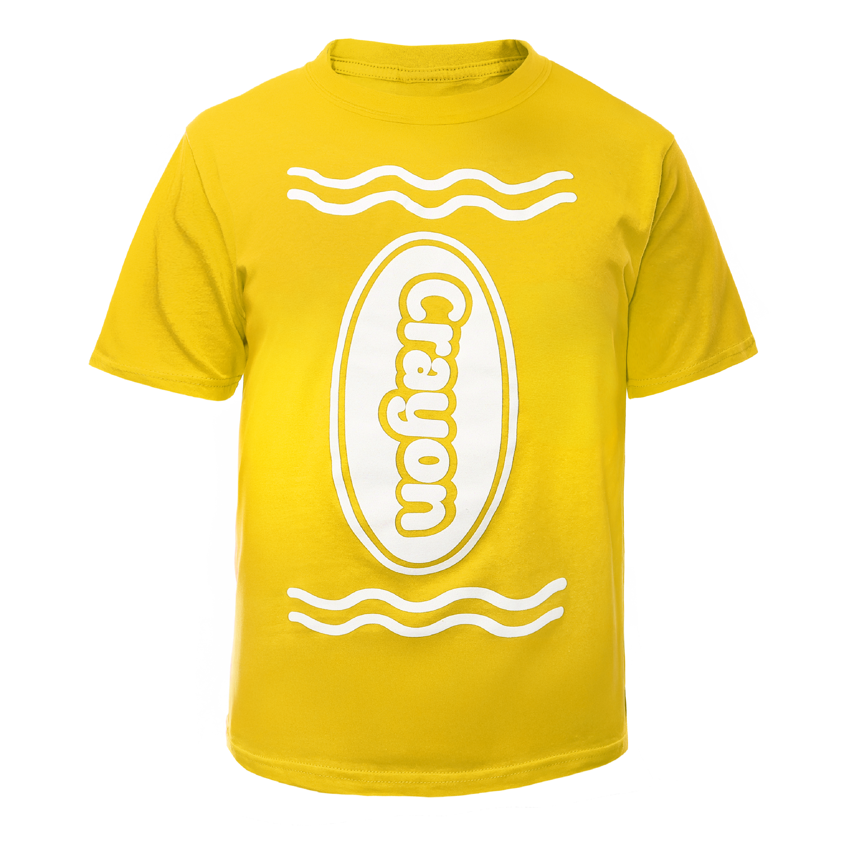 Children's Yellow Crayon T-Shirt – Fun Kids Costume Top for Parties, Dress-Up & School Events