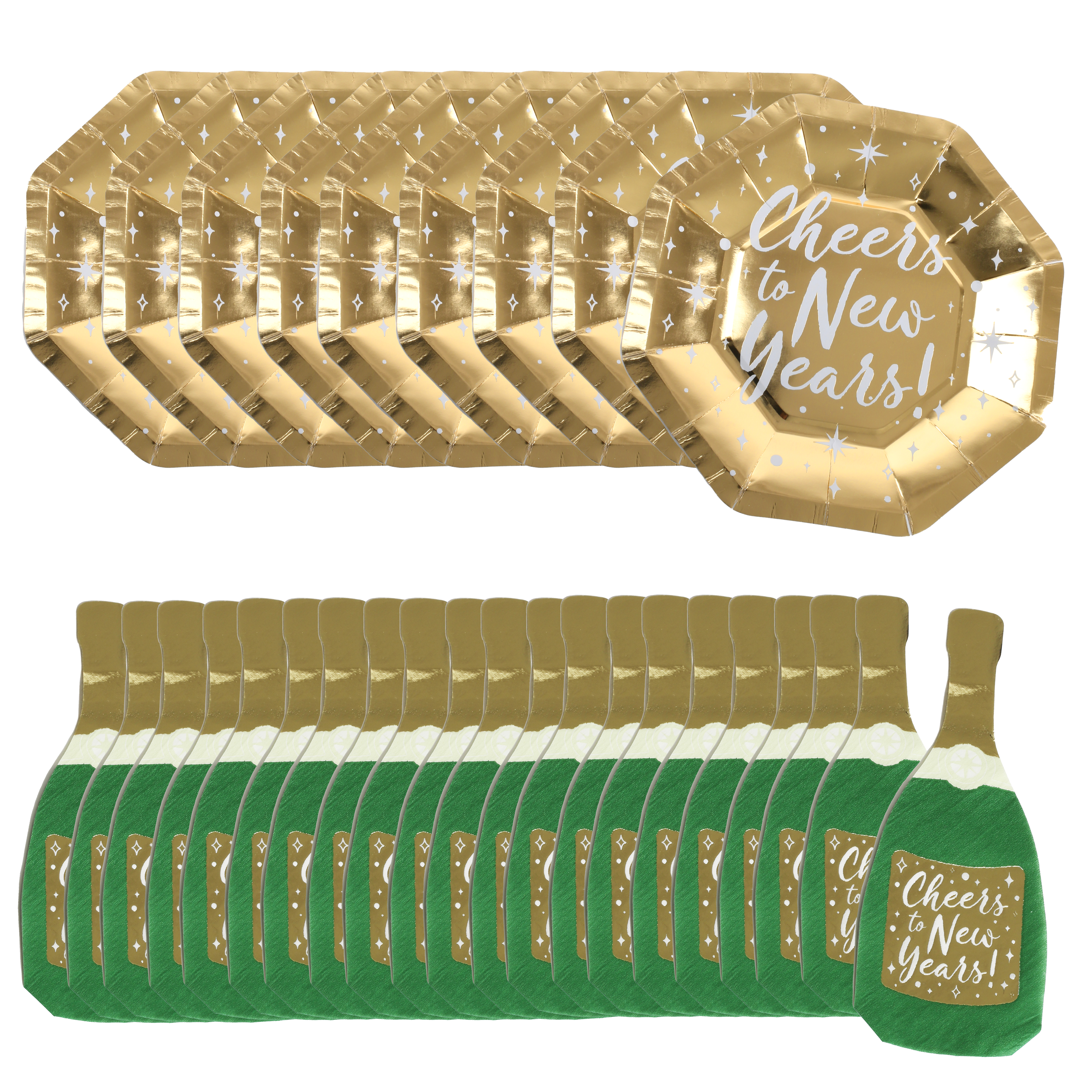 New Years Plates & Napkins Party Pack
