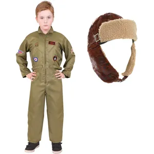 Childs Pilot Costume with Hat