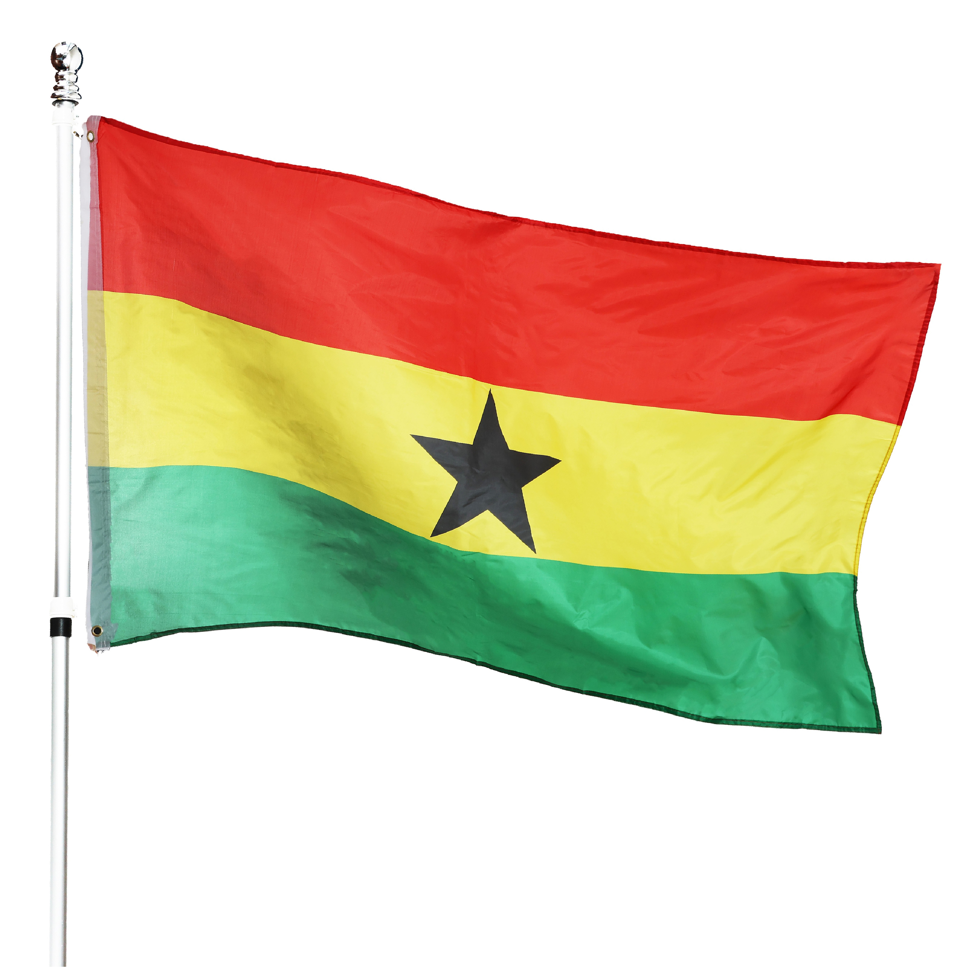 Large 5ft X 3ft Ghana Flag