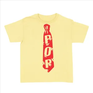 Ladies Pop-Inspired Concert T-Shirt | Lemon Yellow Graphic Tee | "POP"