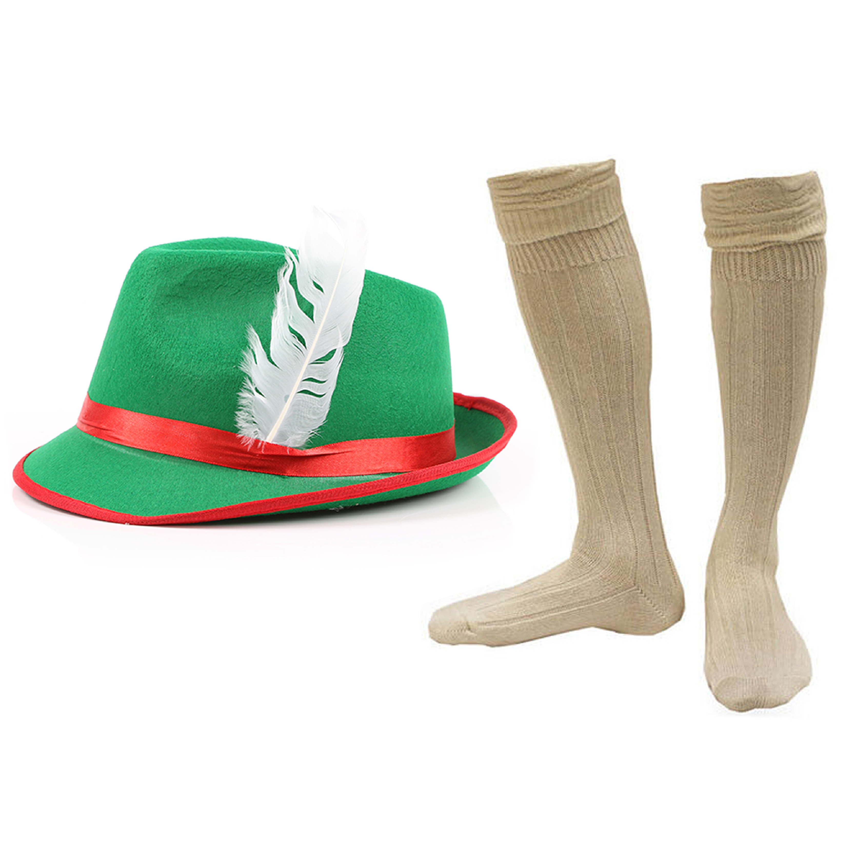 Green Bavarian Hat and Socks
