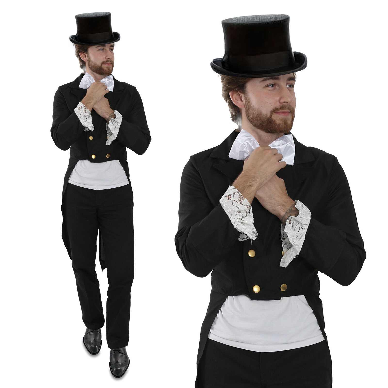 Regency Gentleman Costume Christmas Dickensian Gentleman Fancy Dress Historic
