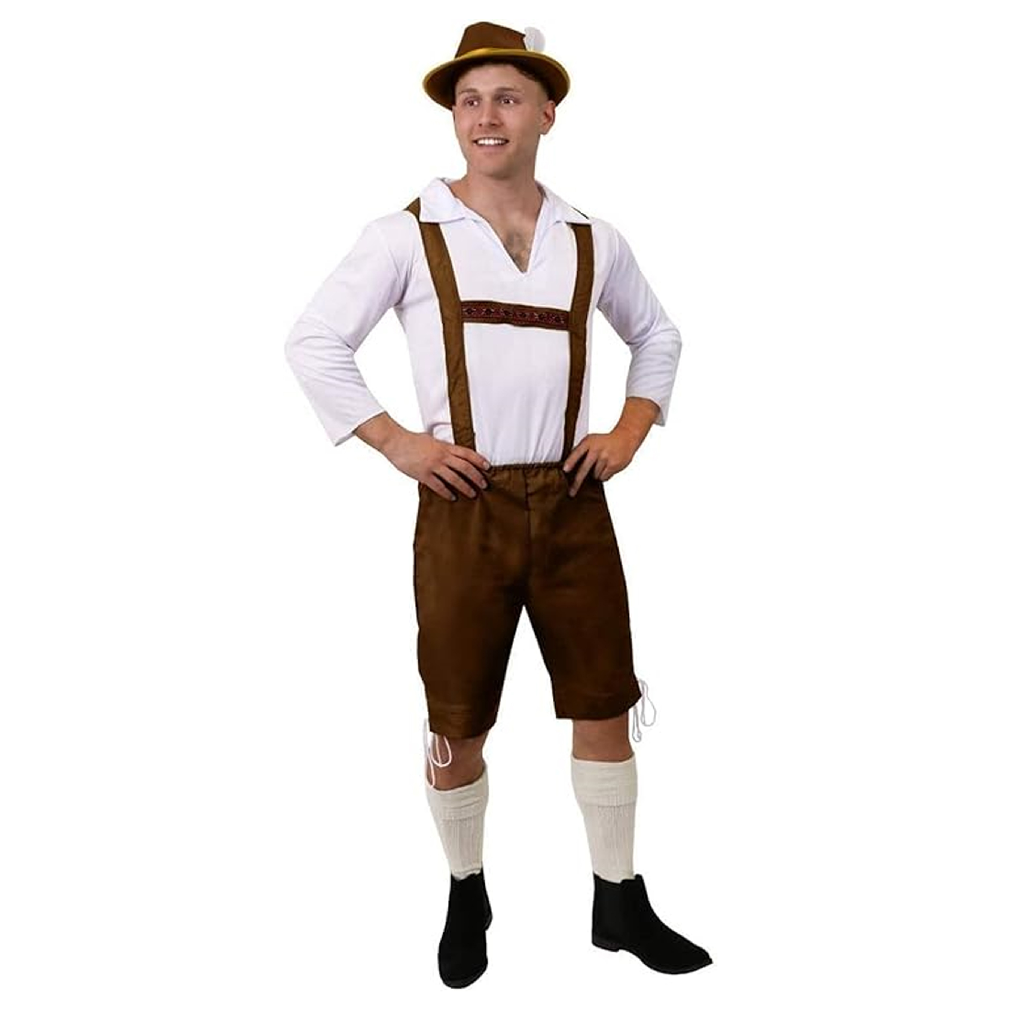 Mens Brown Bavarian Costume
