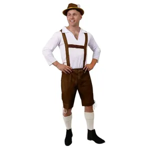 Mens Brown Bavarian Costume