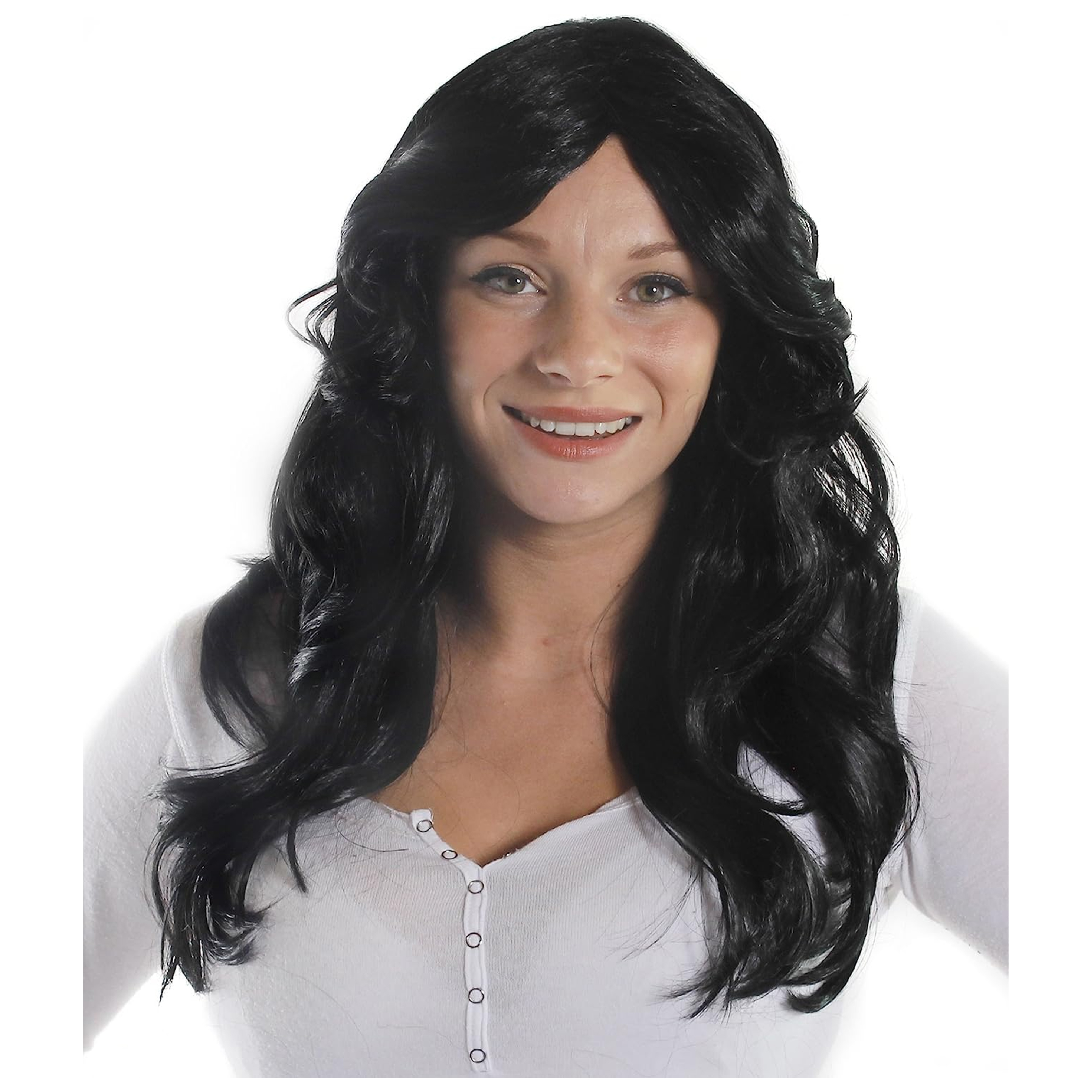 70s Flick Wig - Black