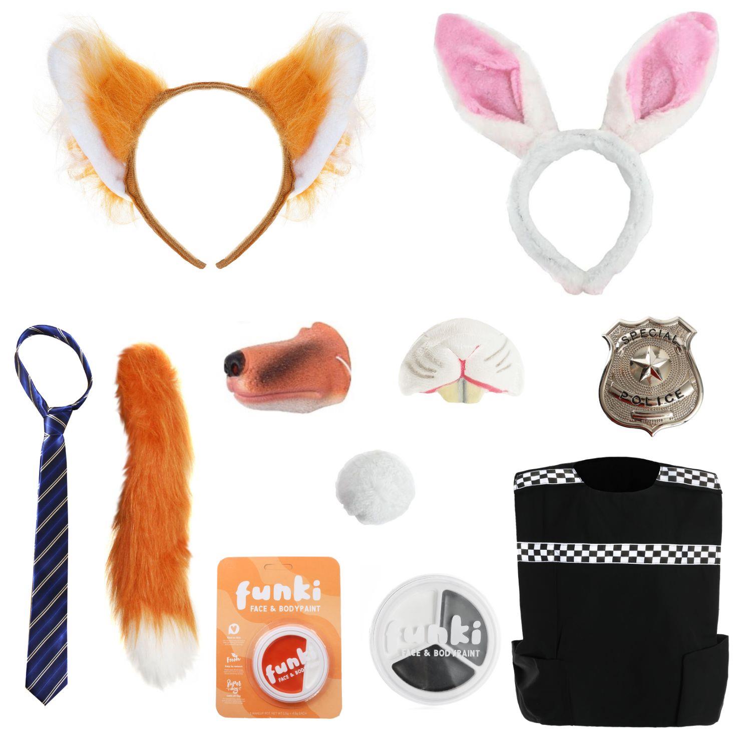 Childs Nick & Judy Couples Costume | 11 Pcs