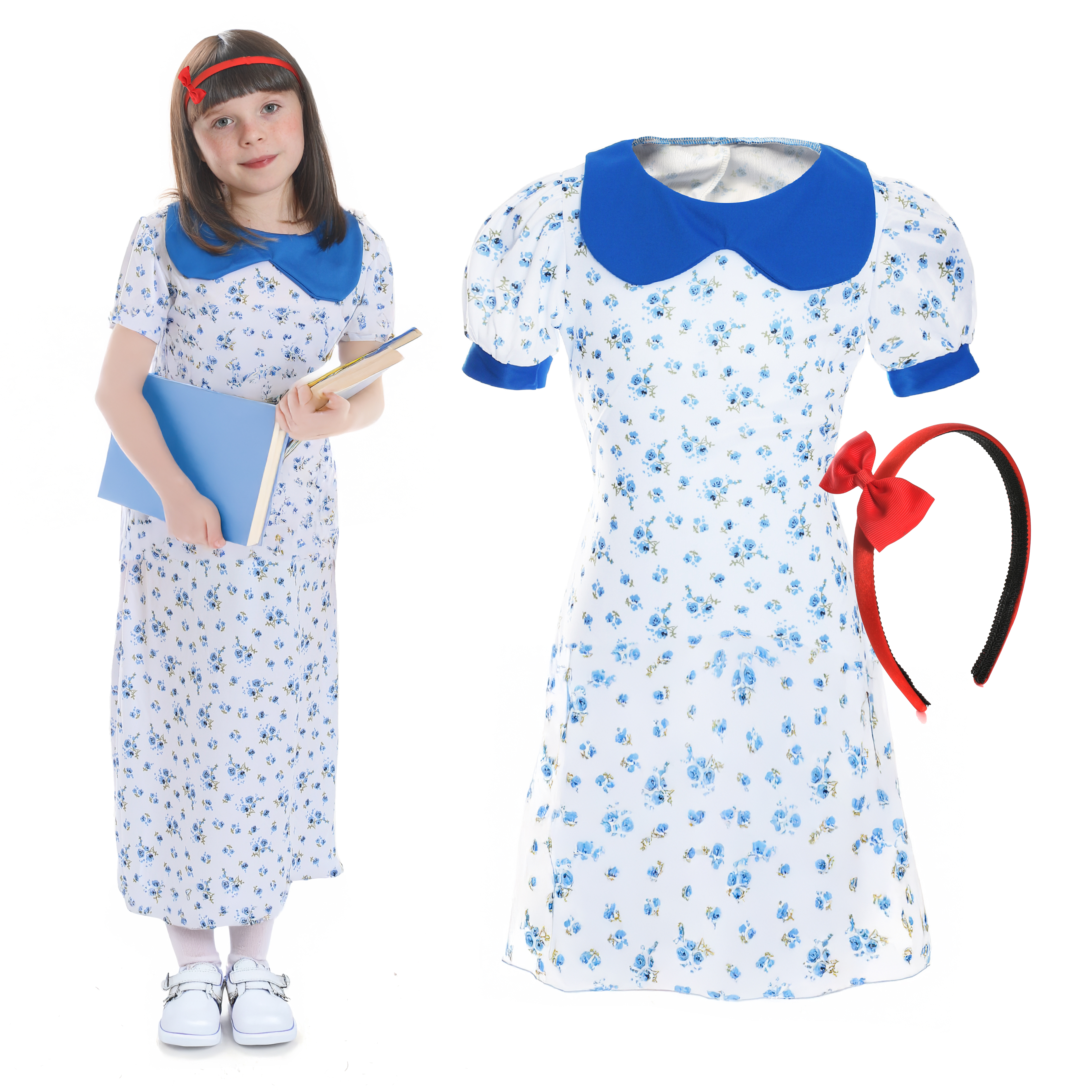 Child's Bookworm Costume with Bow