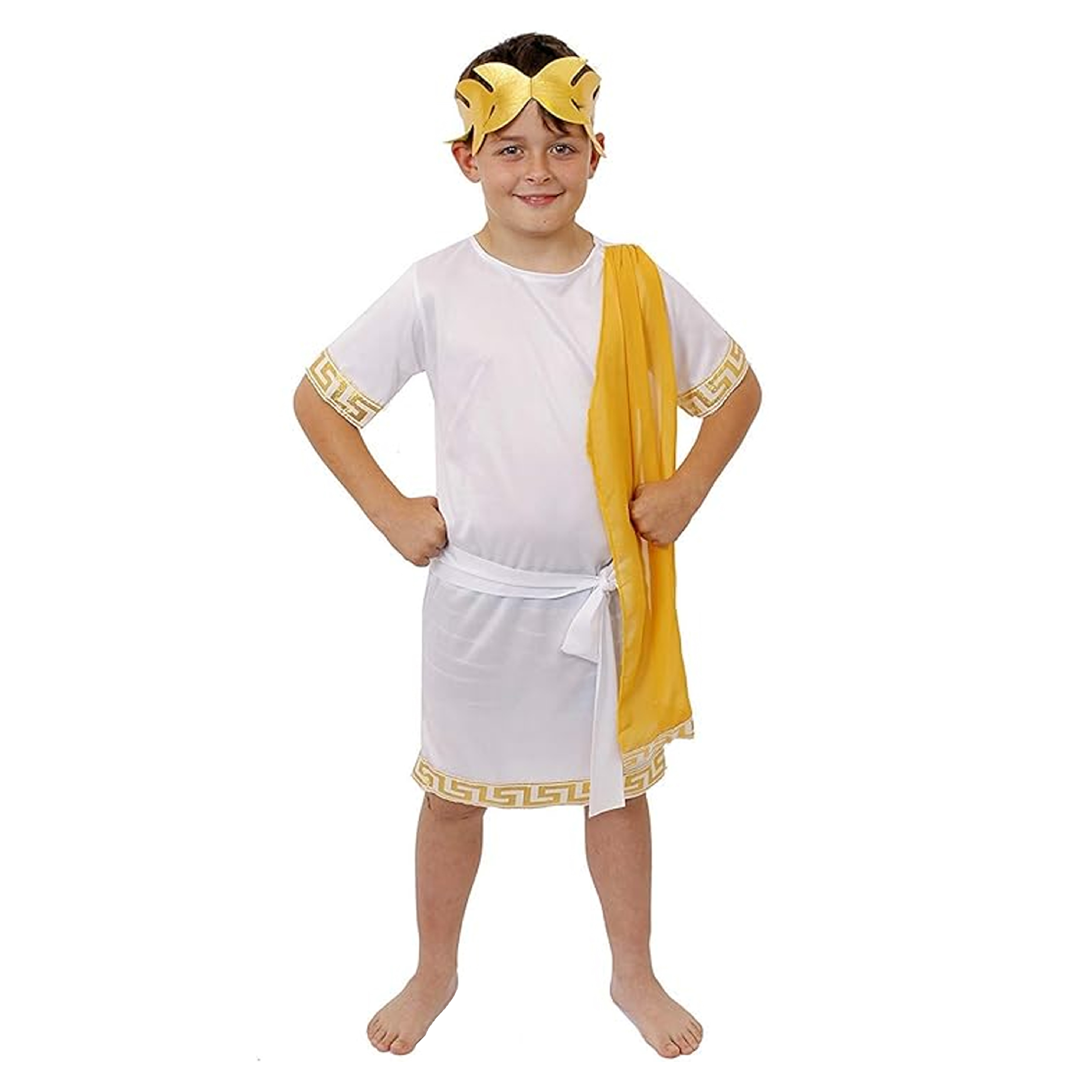 Boys Roman God Toga Costume