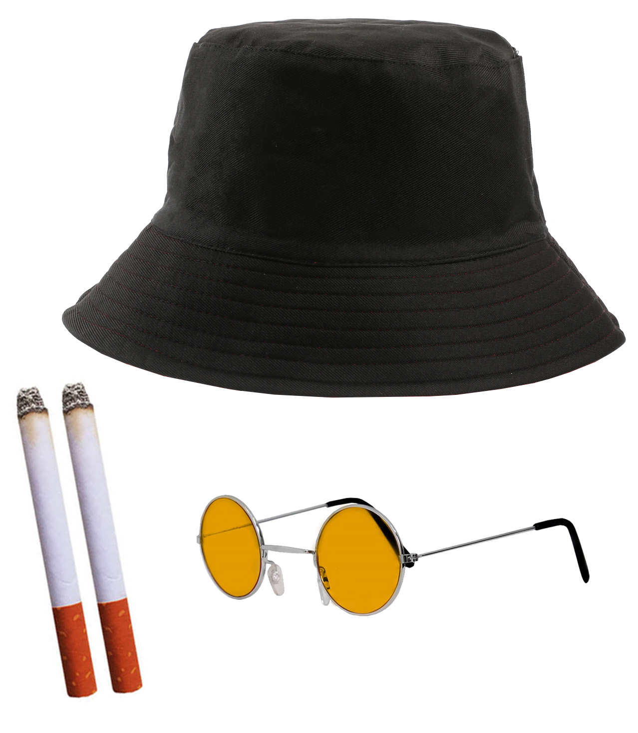 Liam Gallagher 4 Piece Hat Accessory Costume Set