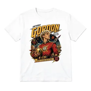 Adults Football T-Shirt | Men's & Women's Funny England Supporter Tee | White Flash Graphic Top