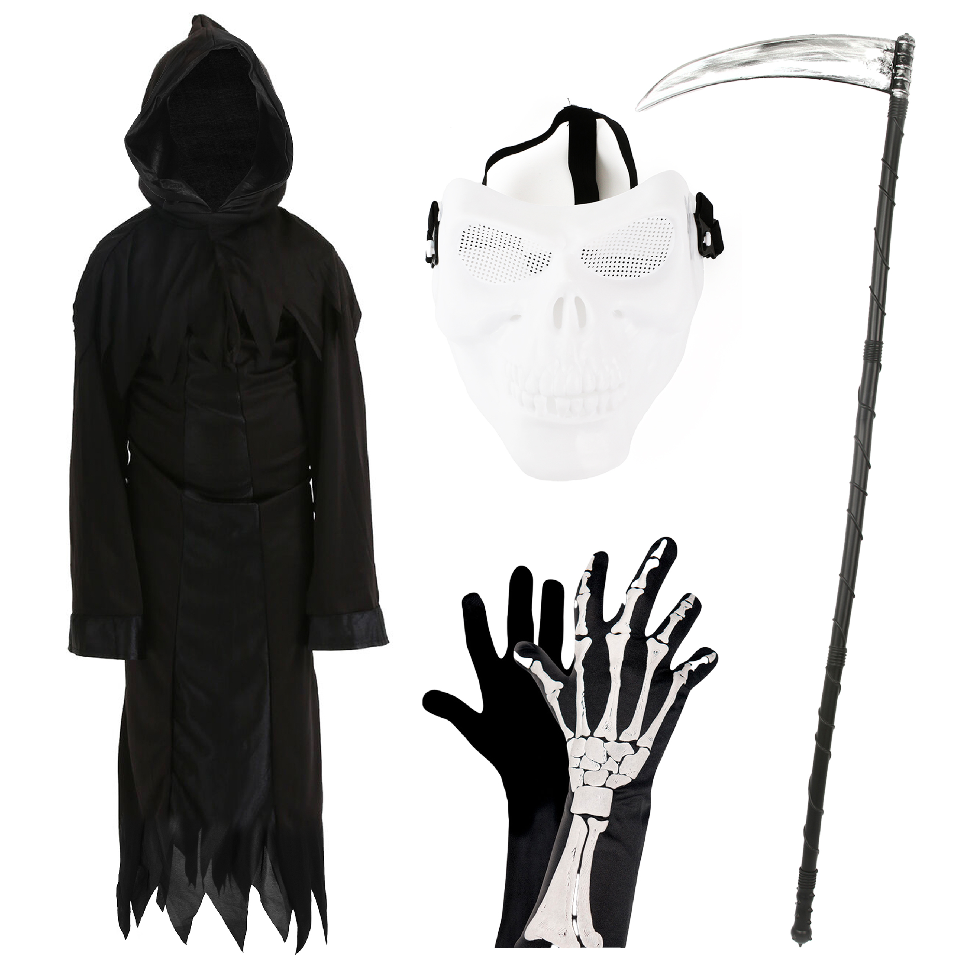 Teens Skeleton Reaper Costume