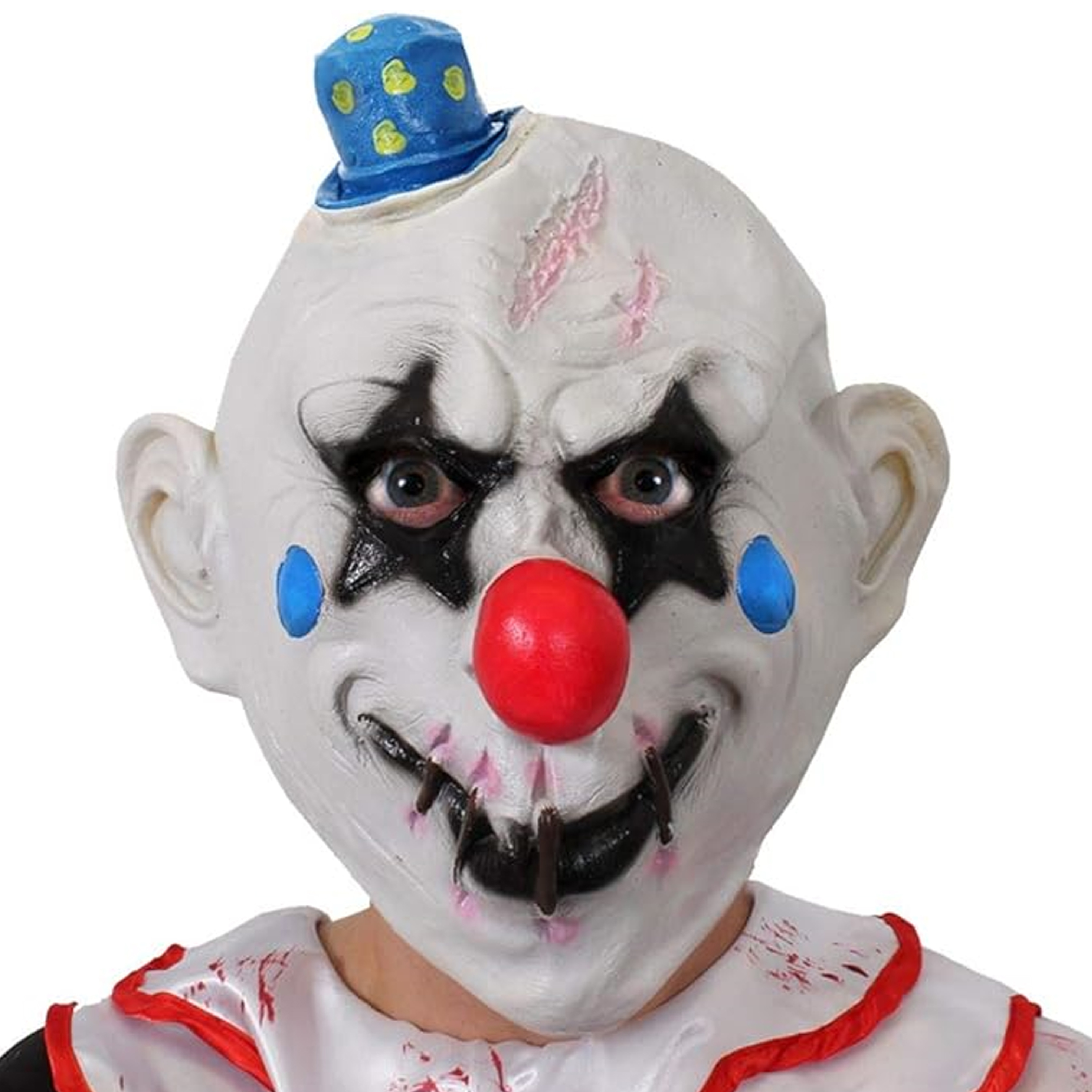 Stitched Mouth Clown Mask