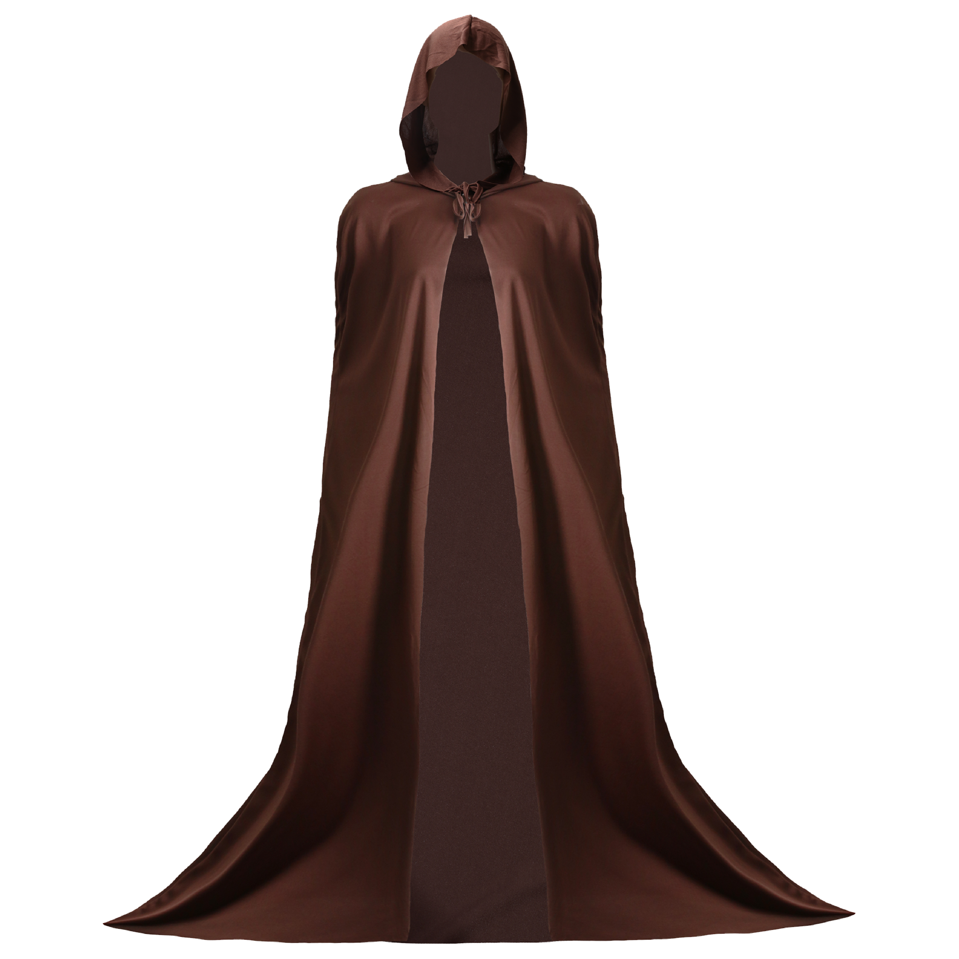 Brown Hooded Cape