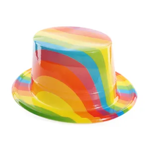 Adults Rainbow Top Hat – Pride Celebration Accessory for Parades & Summer Events